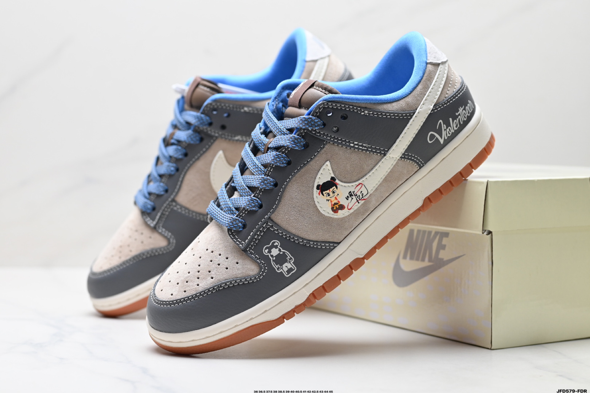 Nike Dunk Low Retro Premium 'Custom Design' Casual Sneakers HD2258-603 6 i1746719738254 7701 0 7