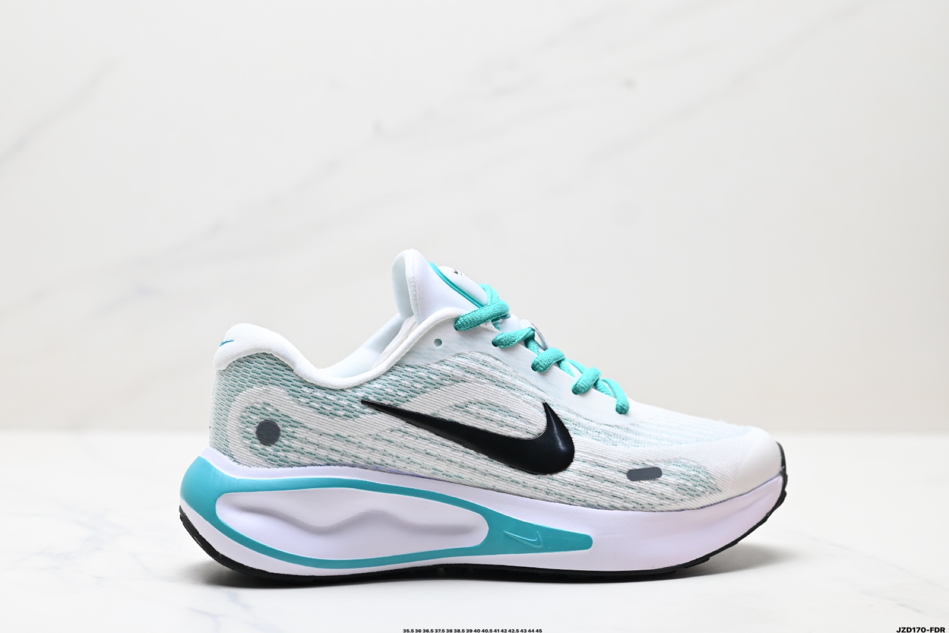 Nike Journey Run White/Black Running Shoe with Cushioned Support and Breathable Knit 2 i1746720859410 5932 0 0