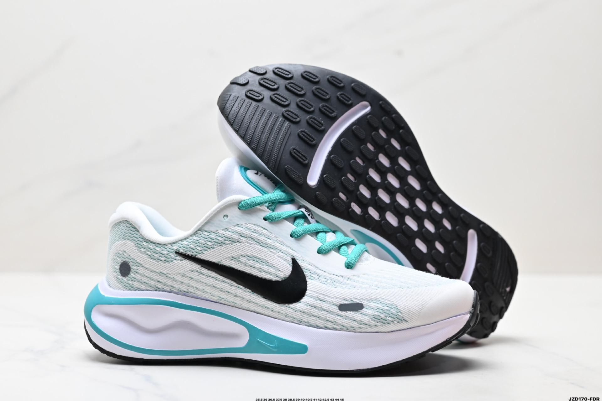 Nike Journey Run White/Black Running Shoe with Cushioned Support and Breathable Knit 6 i1746720860013 4506 0 4