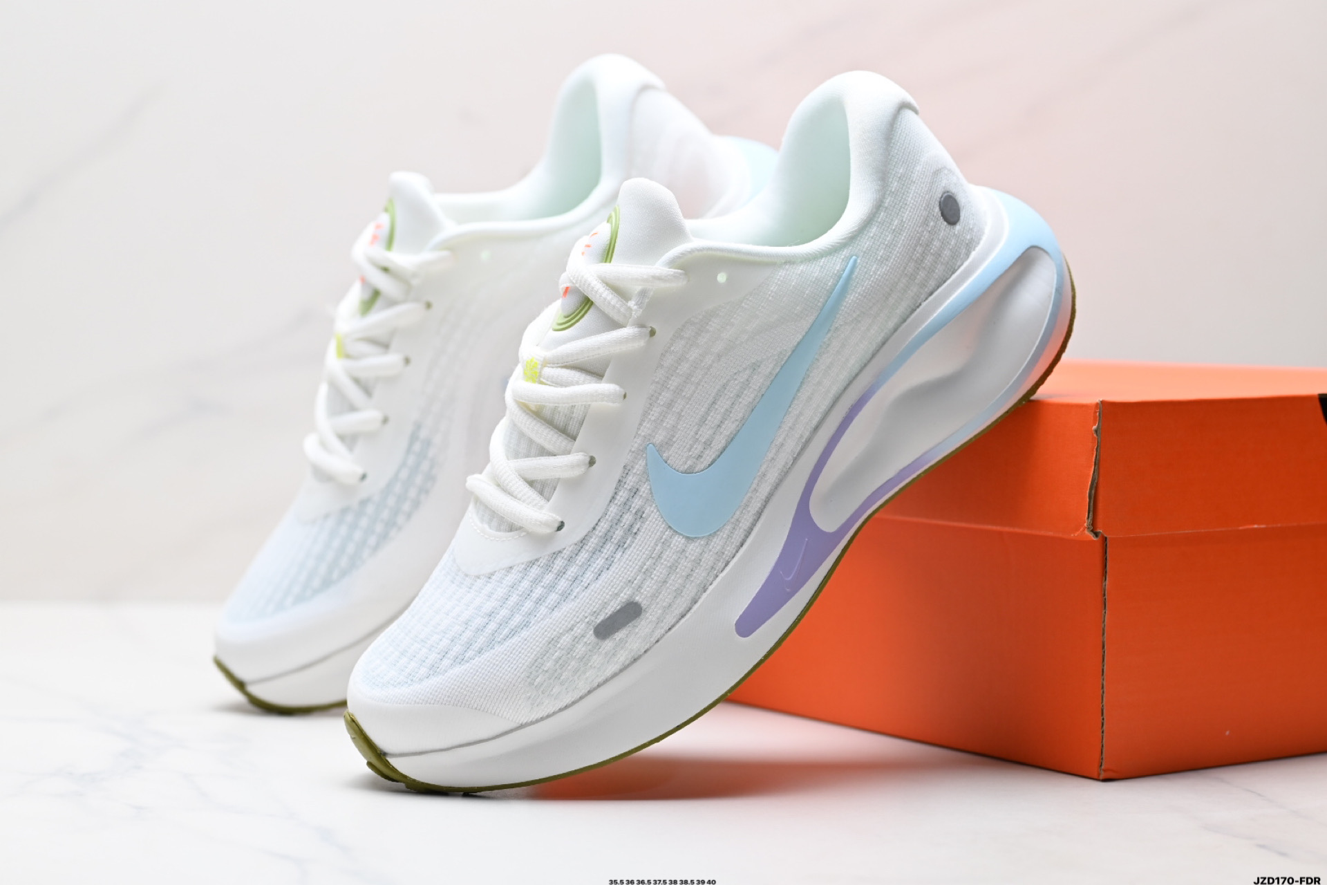 Nike Journey Run White Blue Women's Running Shoes HV1798-141 9 i1746720880599 2416 0 7