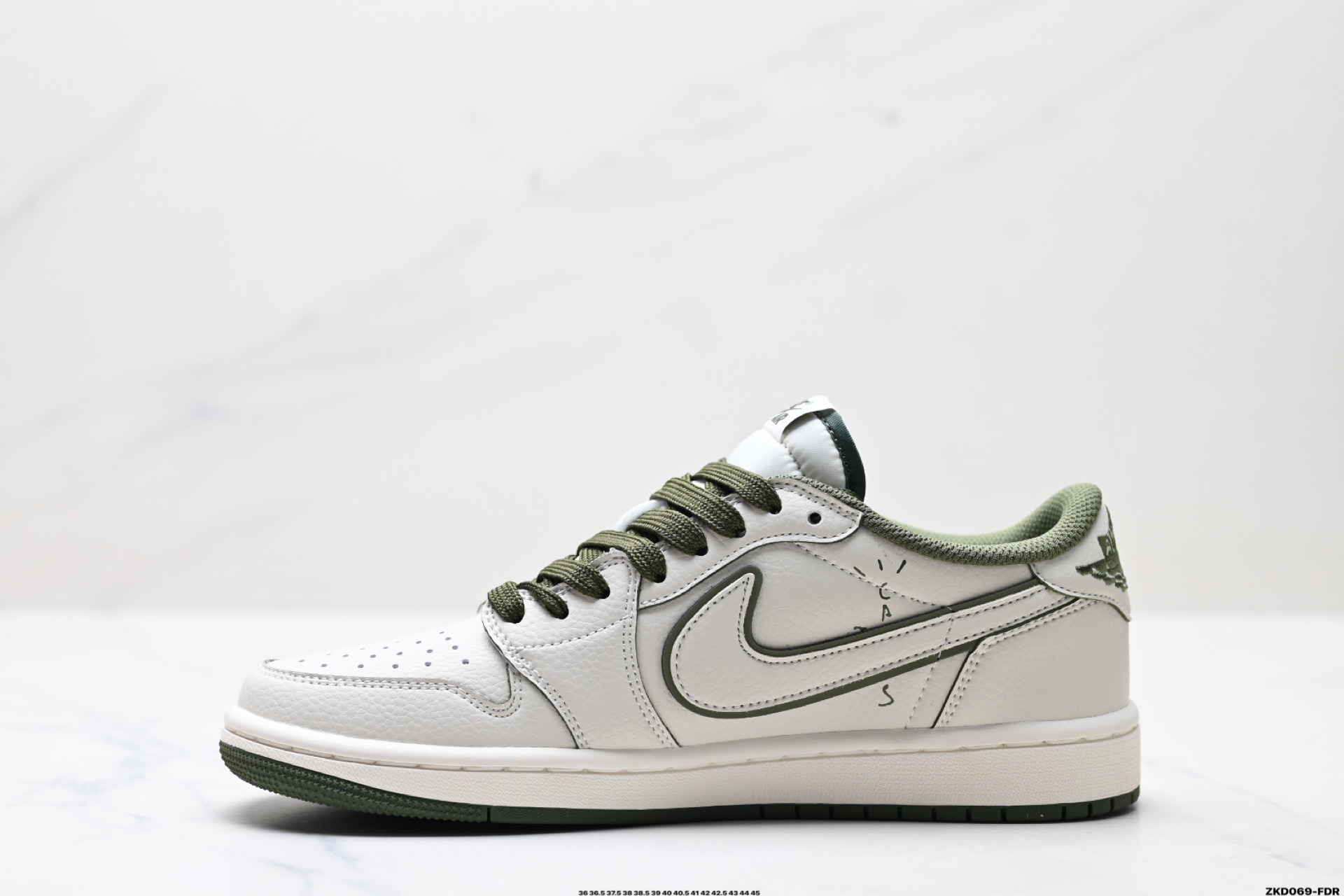 280 AJ1倒勾Travis Scott x Air Jordan 1 ” Reverse Mocha “ AJ1乔1 TS 闪电 联名倒钩 低帮文化篮球鞋 DF1845-535