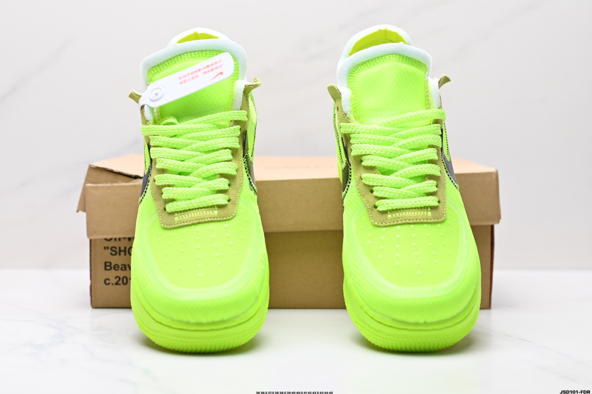 210 OFF WHITE x Nike AIR FORCE 1 ‘07 AO4606-700