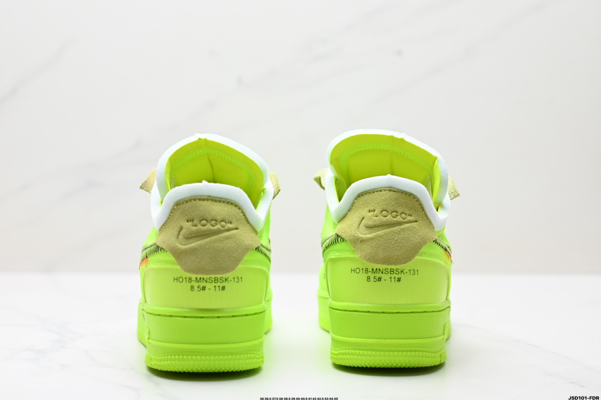 210 OFF WHITE x Nike AIR FORCE 1 ‘07 AO4606-700