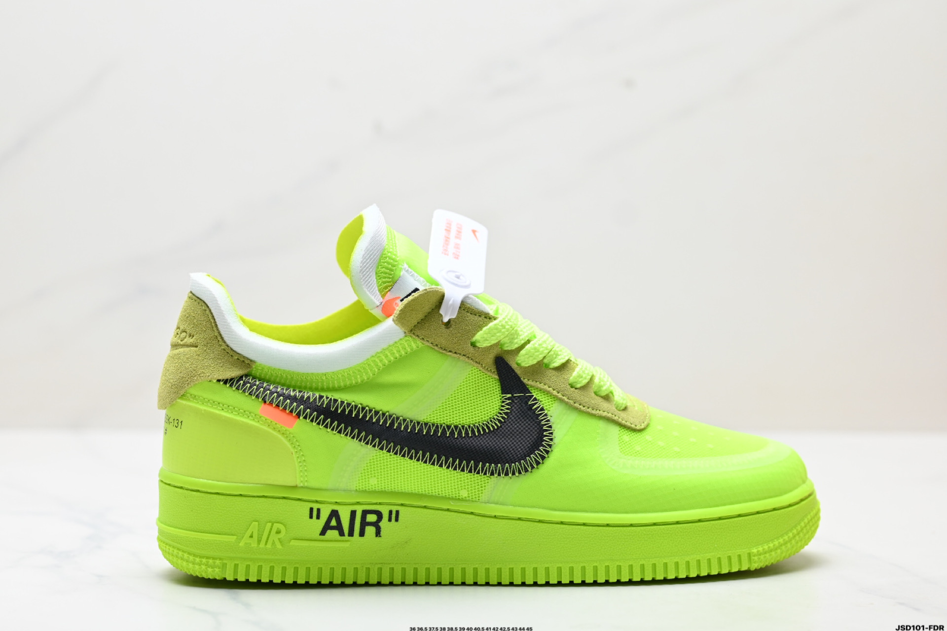 210 OFF WHITE x Nike AIR FORCE 1 ‘07 AO4606-700