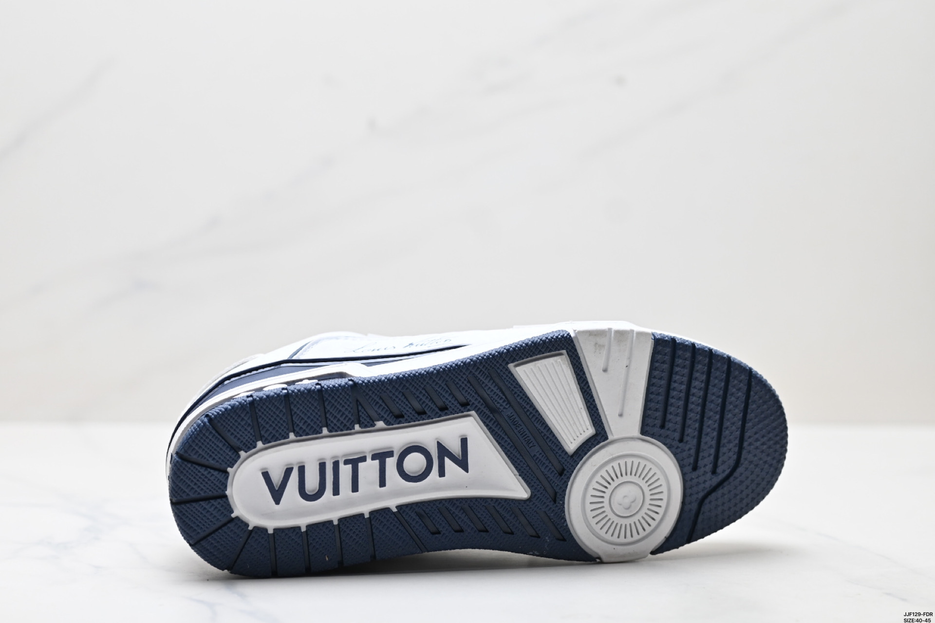 Louis Vuitton Trainer Sneaker Low White/Blue Casual Shoes, Sizes 40-45 10 i1746724721037 7055 0 8