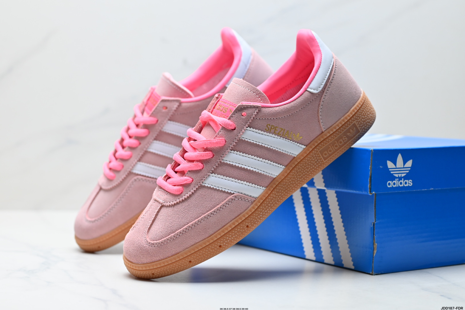 Adidas Handball Spezial Sporty x Rich Pink Suede Casual Shoes 3 i1746723181716 5955 0 7