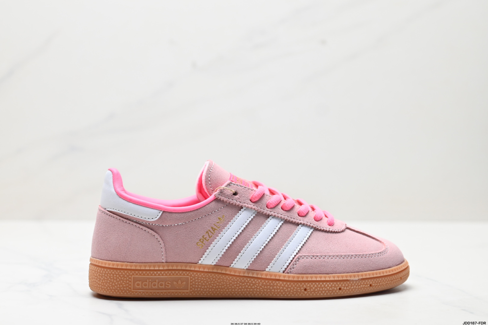 Adidas Handball Spezial Sporty x Rich Pink Suede Casual Shoes 2 i1746723183302 2257 0 0
