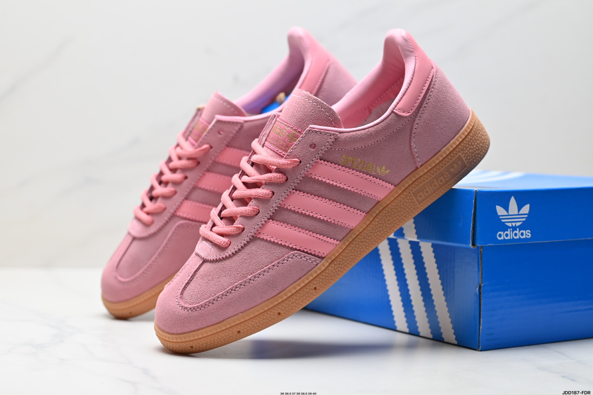 Adidas Handball Spezial Sporty x Rich Pink Suede Casual Shoes 6 i1746723253724 3575 0 7