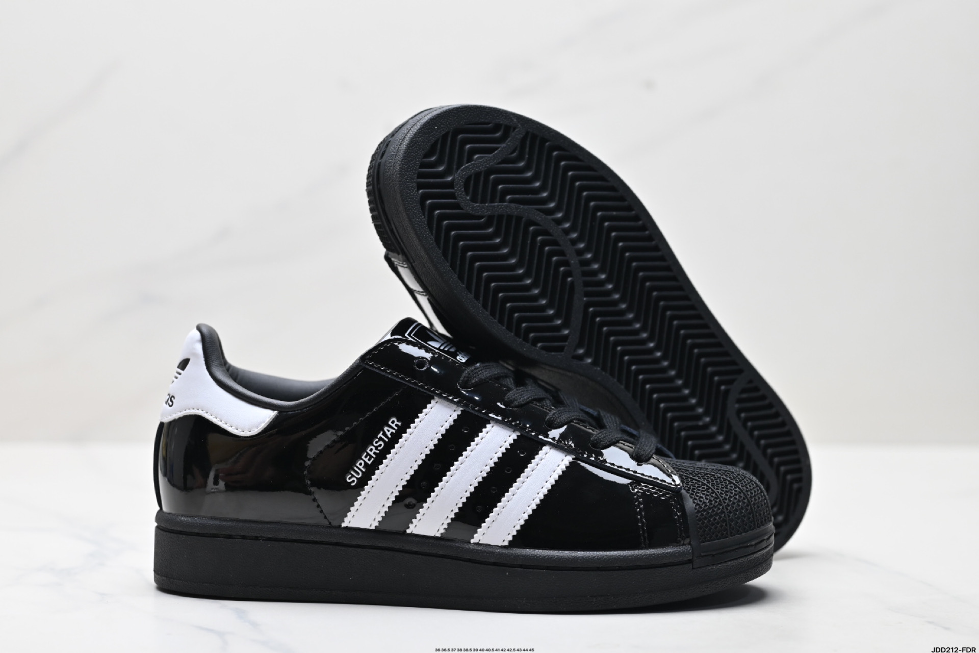 Adidas Superstar Black Patent Leather Low-Top Unisex Sneaker JH7756 6 i1746724076032 403 0 4