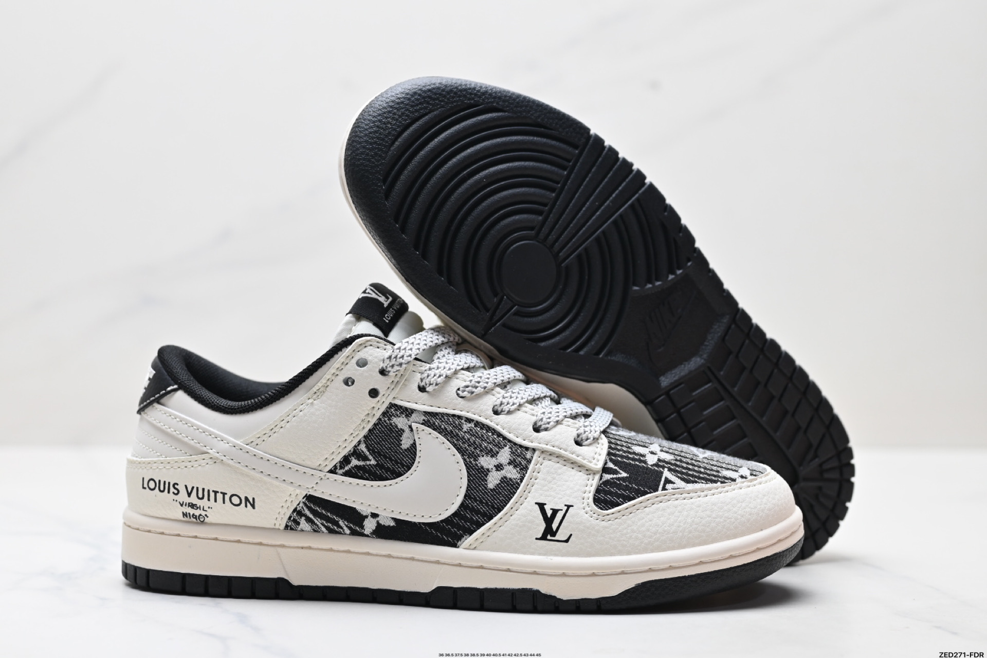 270 Nike Dunk Low Retro ‘DIY高端定制’耐克 低帮休闲运动板鞋 FC1688-229