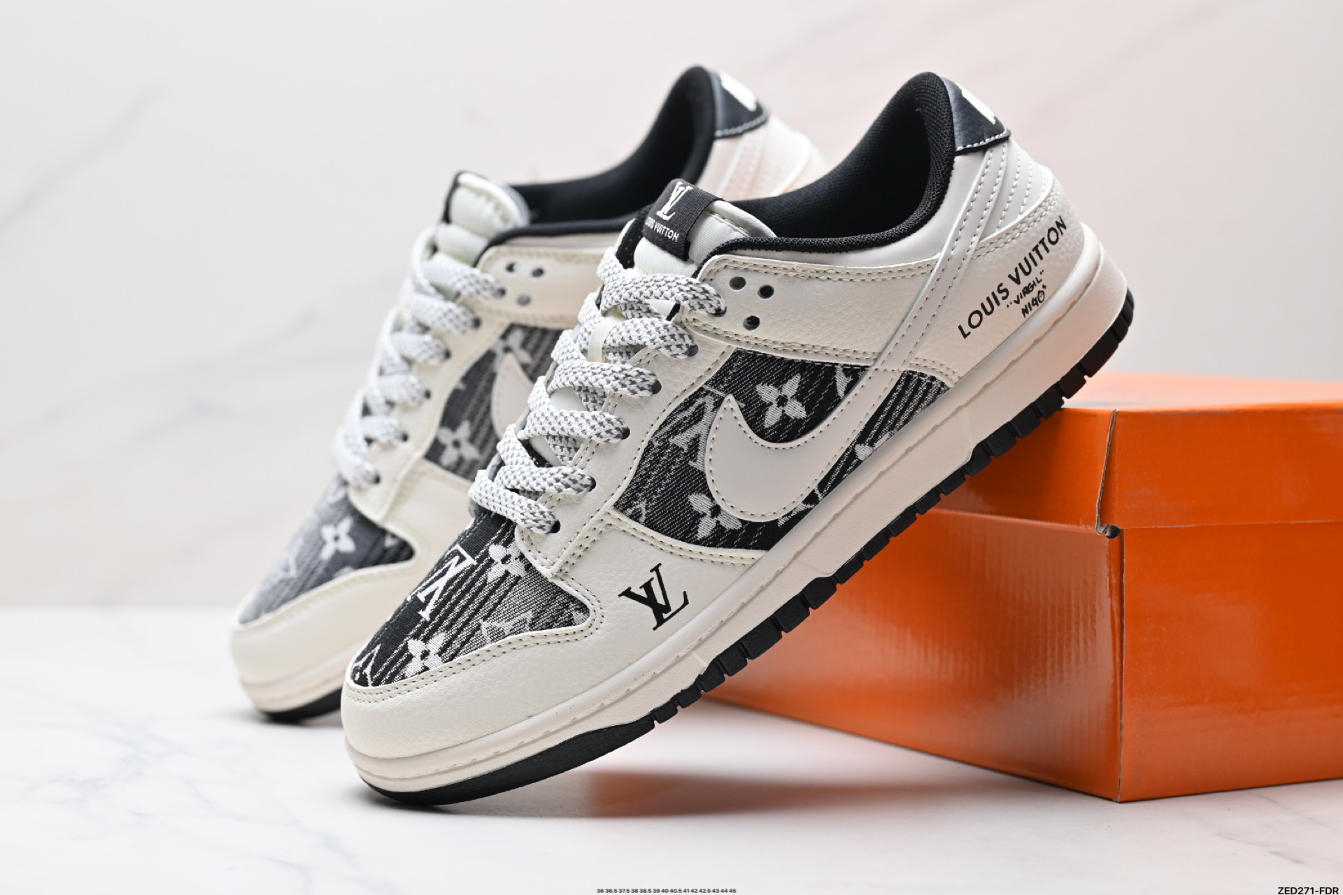 270 Nike Dunk Low Retro ‘DIY高端定制’耐克 低帮休闲运动板鞋 FC1688-229
