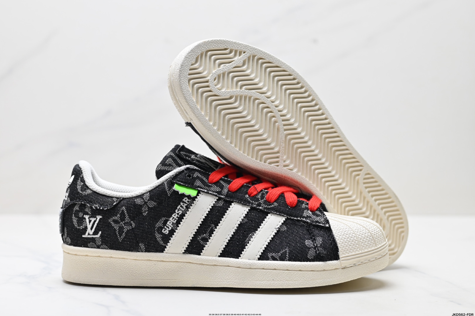 170 Adidas Originals Superstar 阿迪达斯 三叶草 贝壳头’DIY’系列低帮经典百搭休闲运动板鞋 lG1988