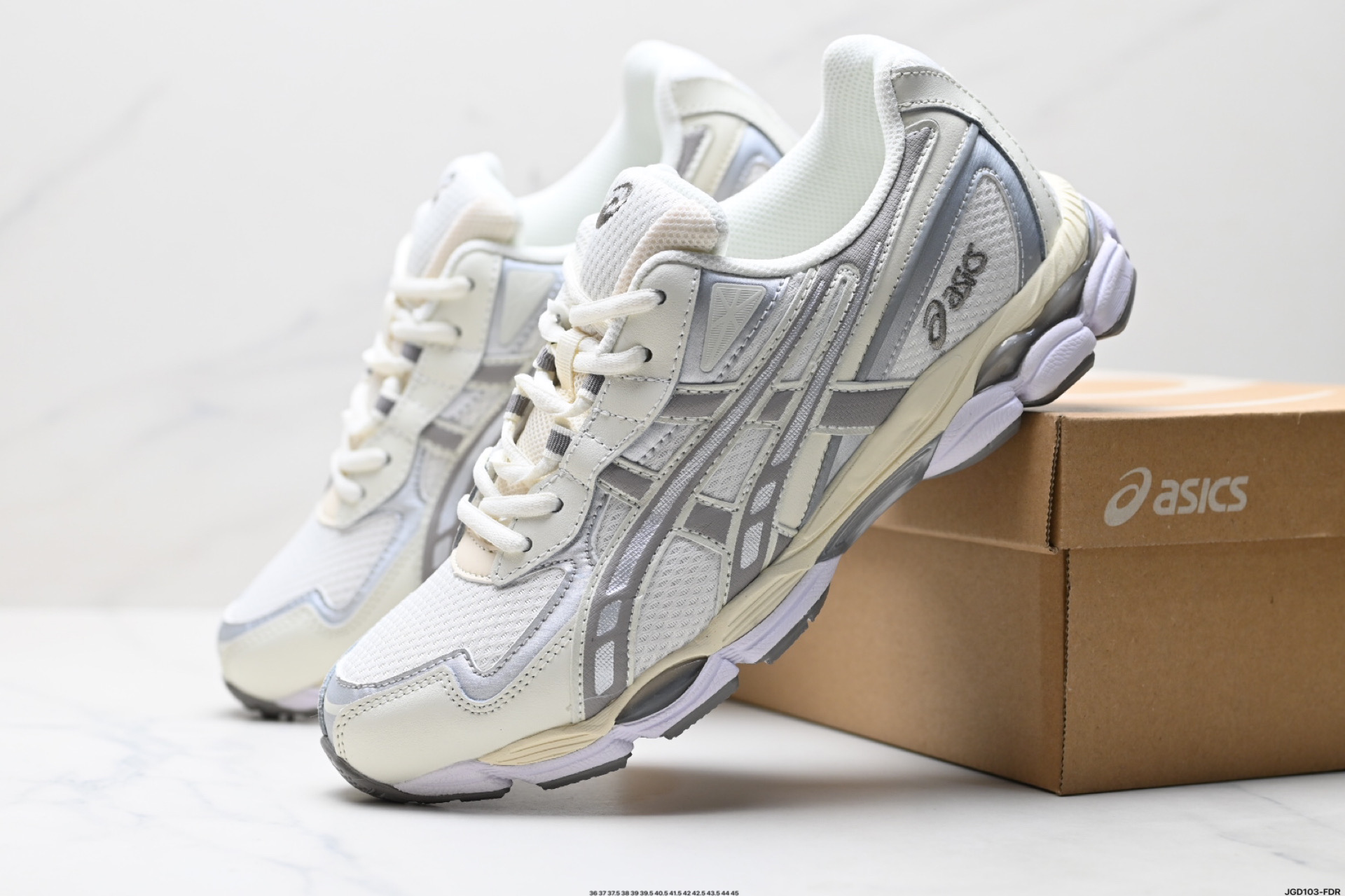 ASICS GEL-NYC 2055 White/Grey Breathable Mesh & Synthetic Leather Upper 3 i1746725490498 7756 0 7