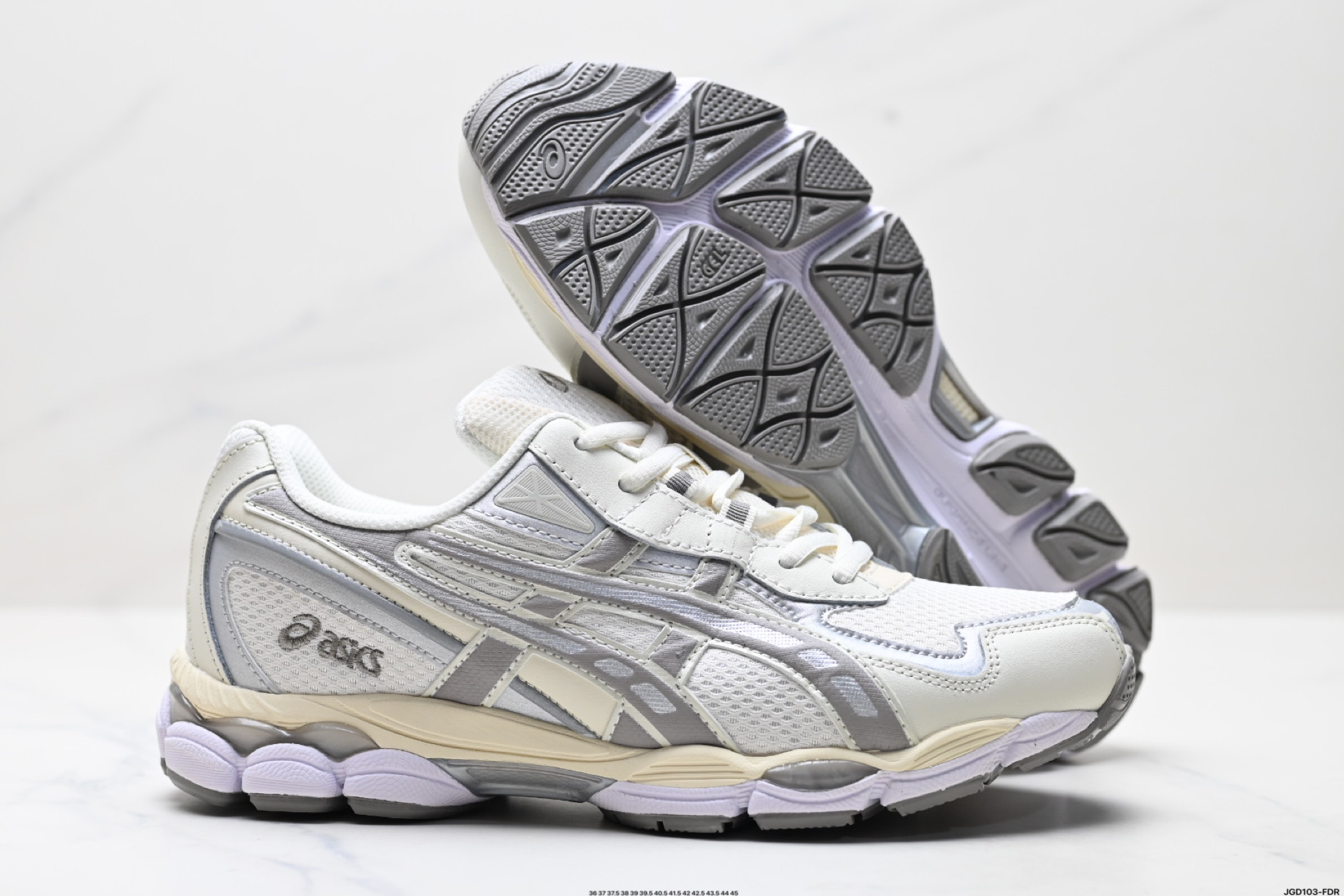 ASICS GEL-NYC 2055 White/Grey Breathable Mesh & Synthetic Leather Upper 4 i1746725492084 9289 0 4
