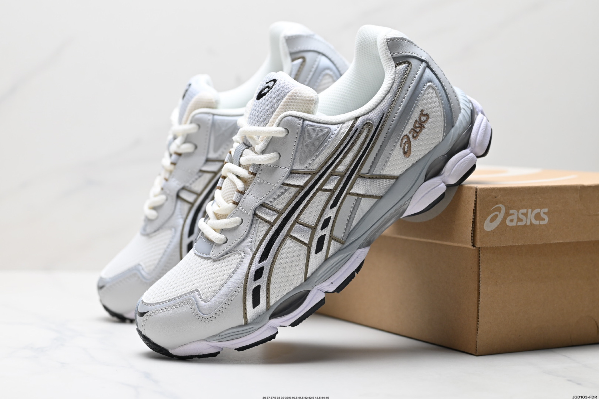ASICS GEL-NYC 2055 White/Grey Breathable Mesh & Synthetic Leather Upper 9 i1746725539968 1206 0 7