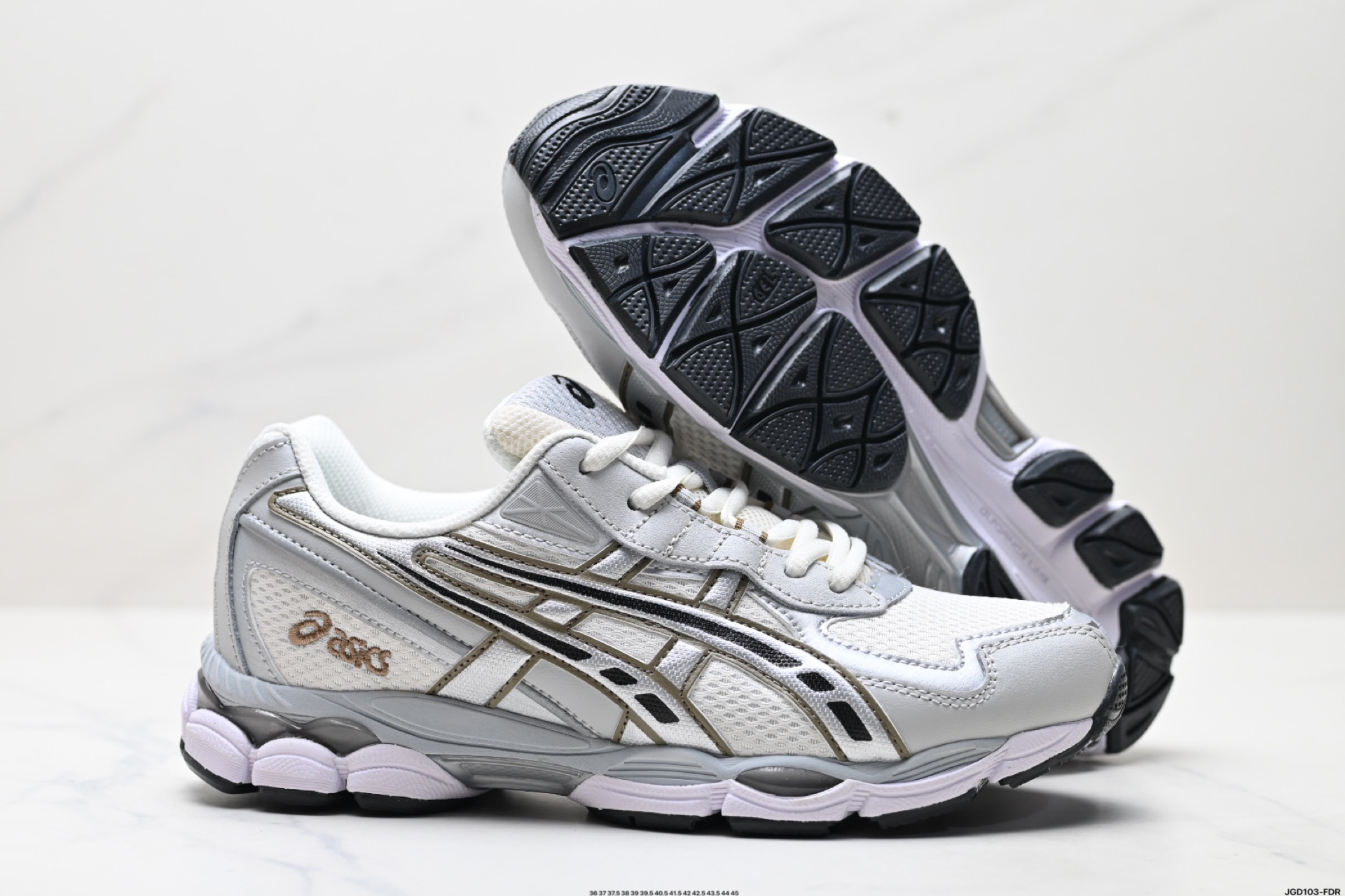 ASICS GEL-NYC 2055 White/Grey Breathable Mesh & Synthetic Leather Upper 10 i1746725539968 6162 0 4