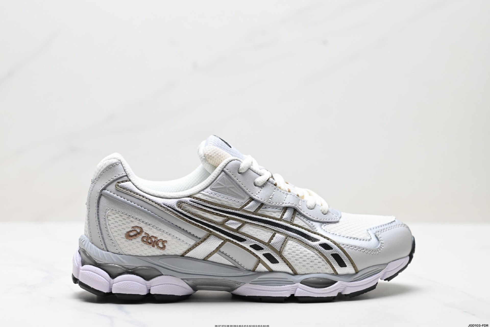 ASICS GEL-NYC 2055 White/Grey Breathable Mesh & Synthetic Leather Upper 8 i1746725539968 8679 0 0