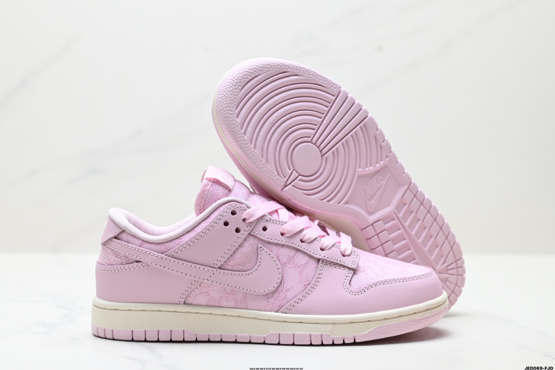 Nike Dunk Low Retro Casual Sneakers - Pink Floral Design, Comfortable Fit 6 i1746805188277 9213 0 4