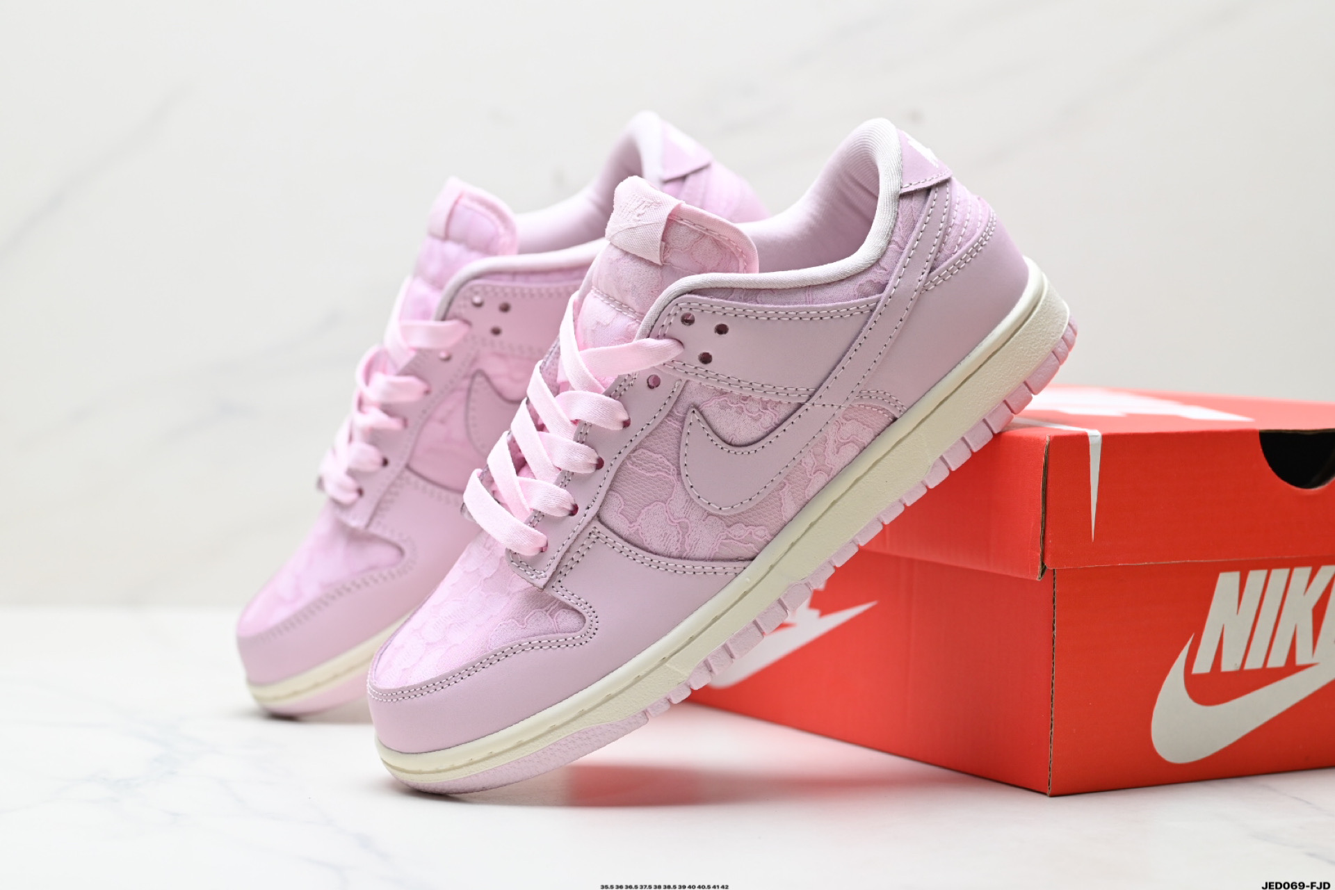 Nike Dunk Low Retro Casual Sneakers - Pink Floral Design, Comfortable Fit 9 i1746805188279 3602 0 7