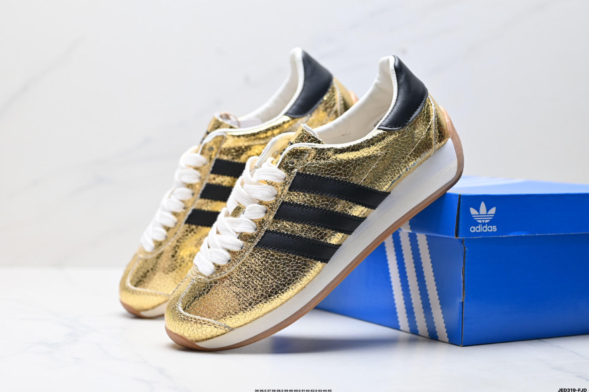 Adidas Originals Country OG Retro Sneakers - Gold/Black - JQ5110 9 i1746805300198 7863 0 7
