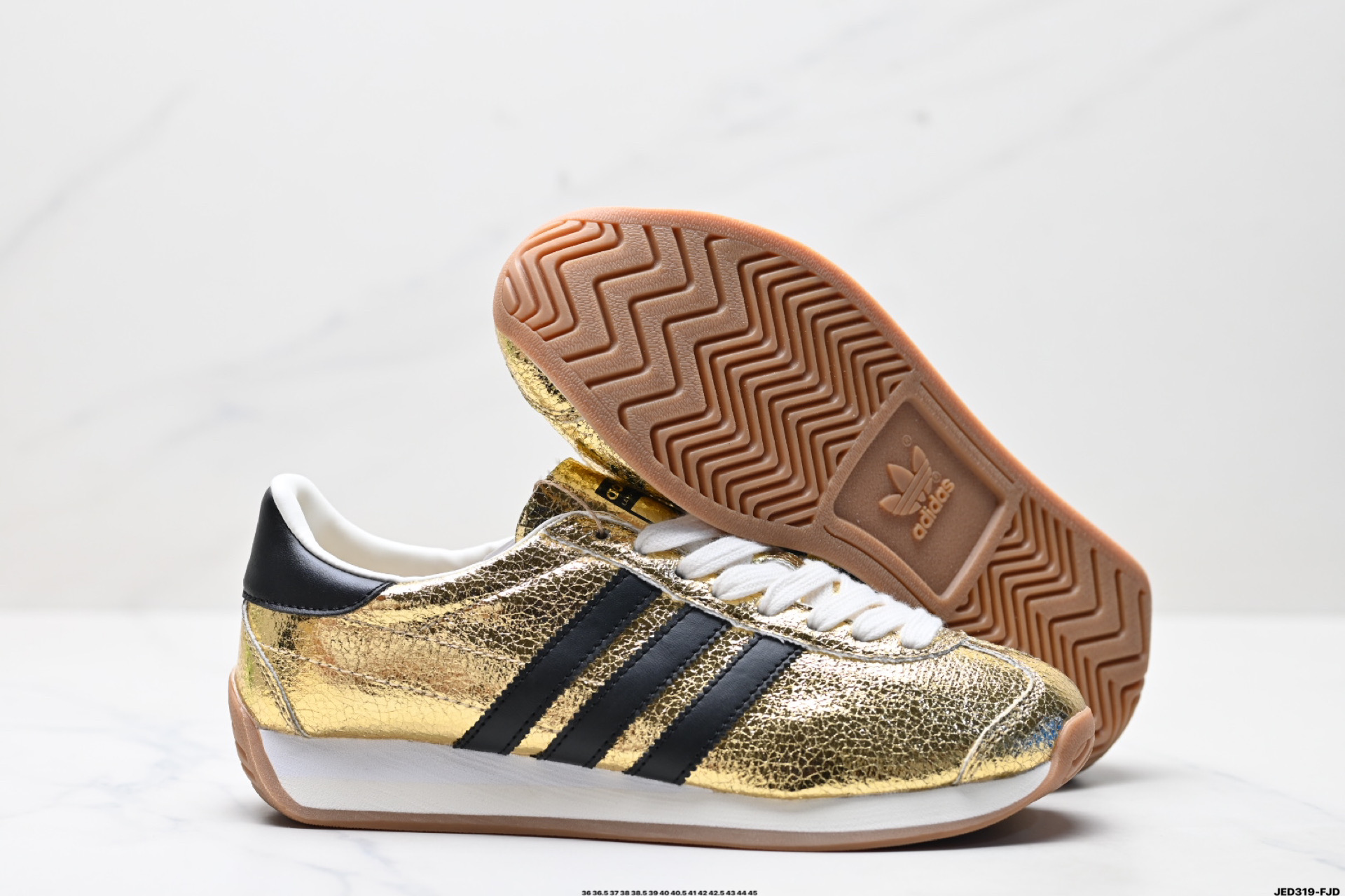 Adidas Originals Country OG Retro Sneakers - Gold/Black - JQ5110 6 i1746805300200 7434 0 4