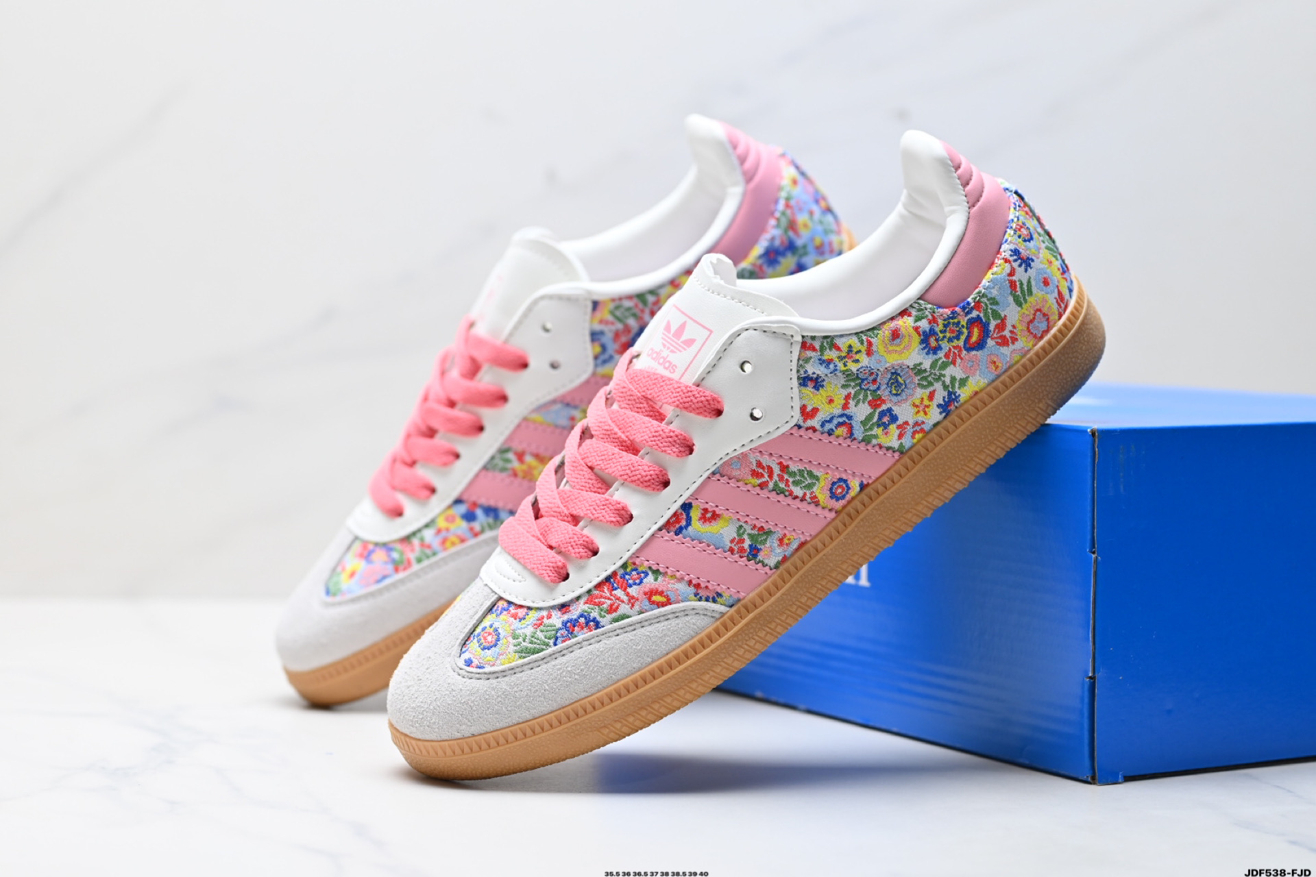 Adidas Originals Samba OG Floral Women's Low-Top Casual Shoes 9 i1746805390753 2633 0 7