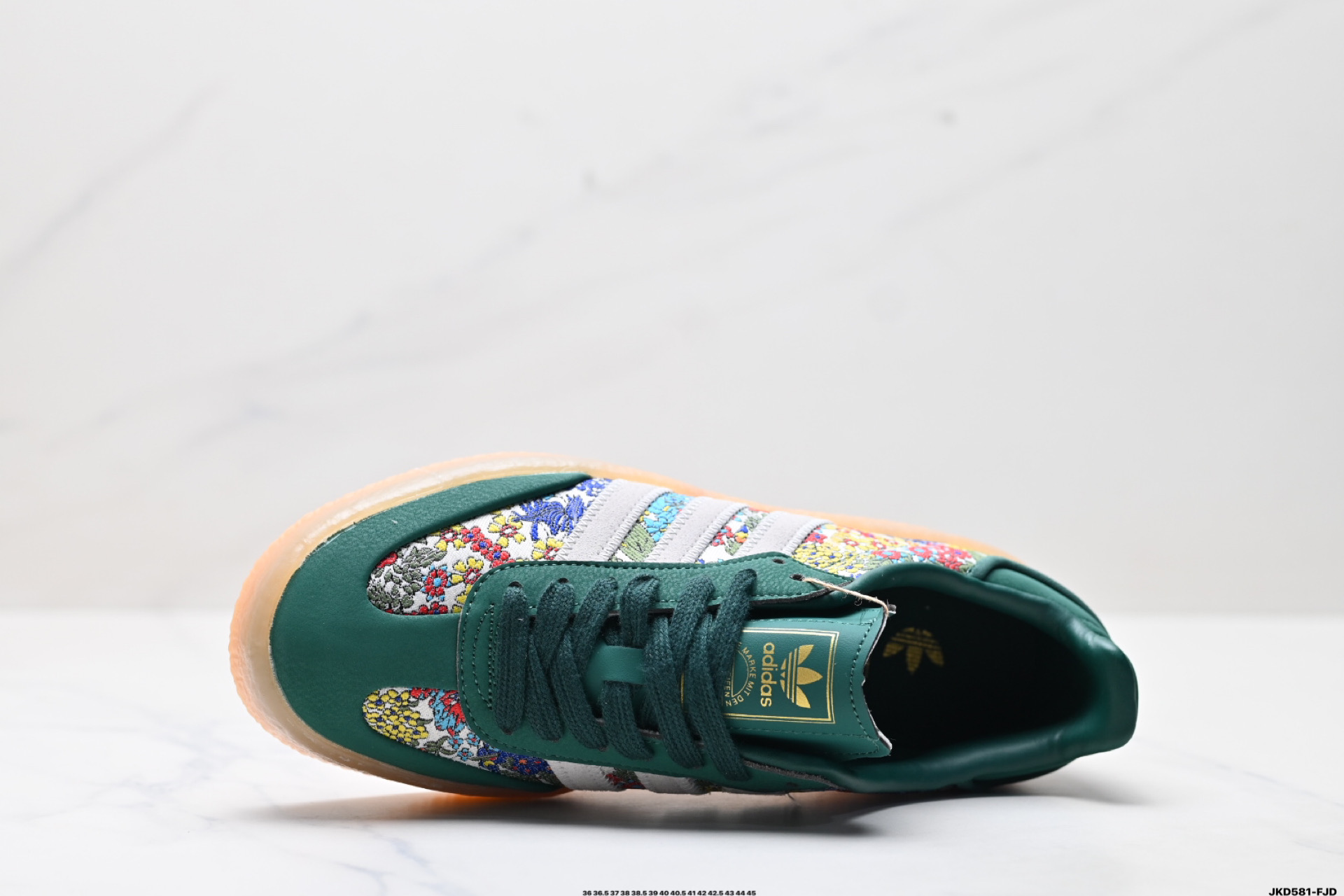 170 阿迪达斯三叶草Adidas Originals Samba XLG 桑巴舞系列绅士德训足球风百搭低帮休闲运动板鞋 JH7289