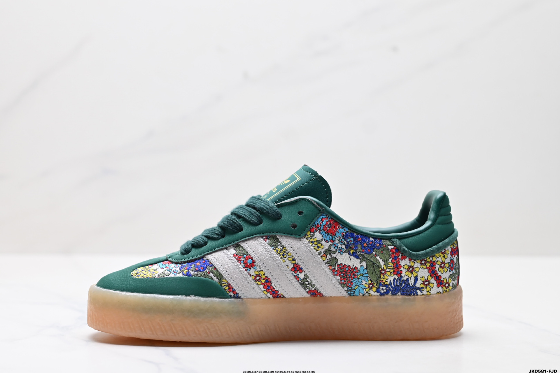 170 阿迪达斯三叶草Adidas Originals Samba XLG 桑巴舞系列绅士德训足球风百搭低帮休闲运动板鞋 JH7289