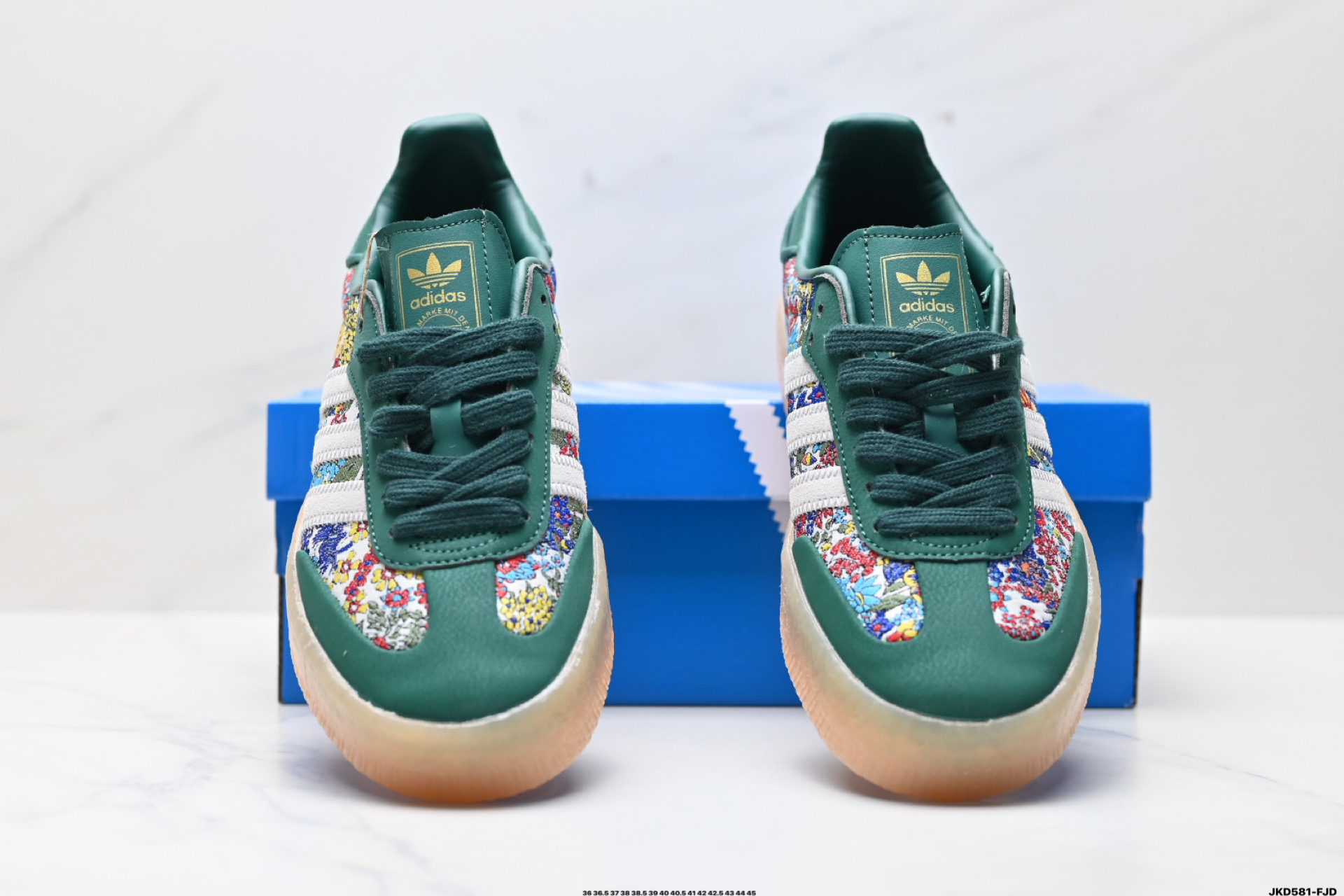 170 阿迪达斯三叶草Adidas Originals Samba XLG 桑巴舞系列绅士德训足球风百搭低帮休闲运动板鞋 JH7289