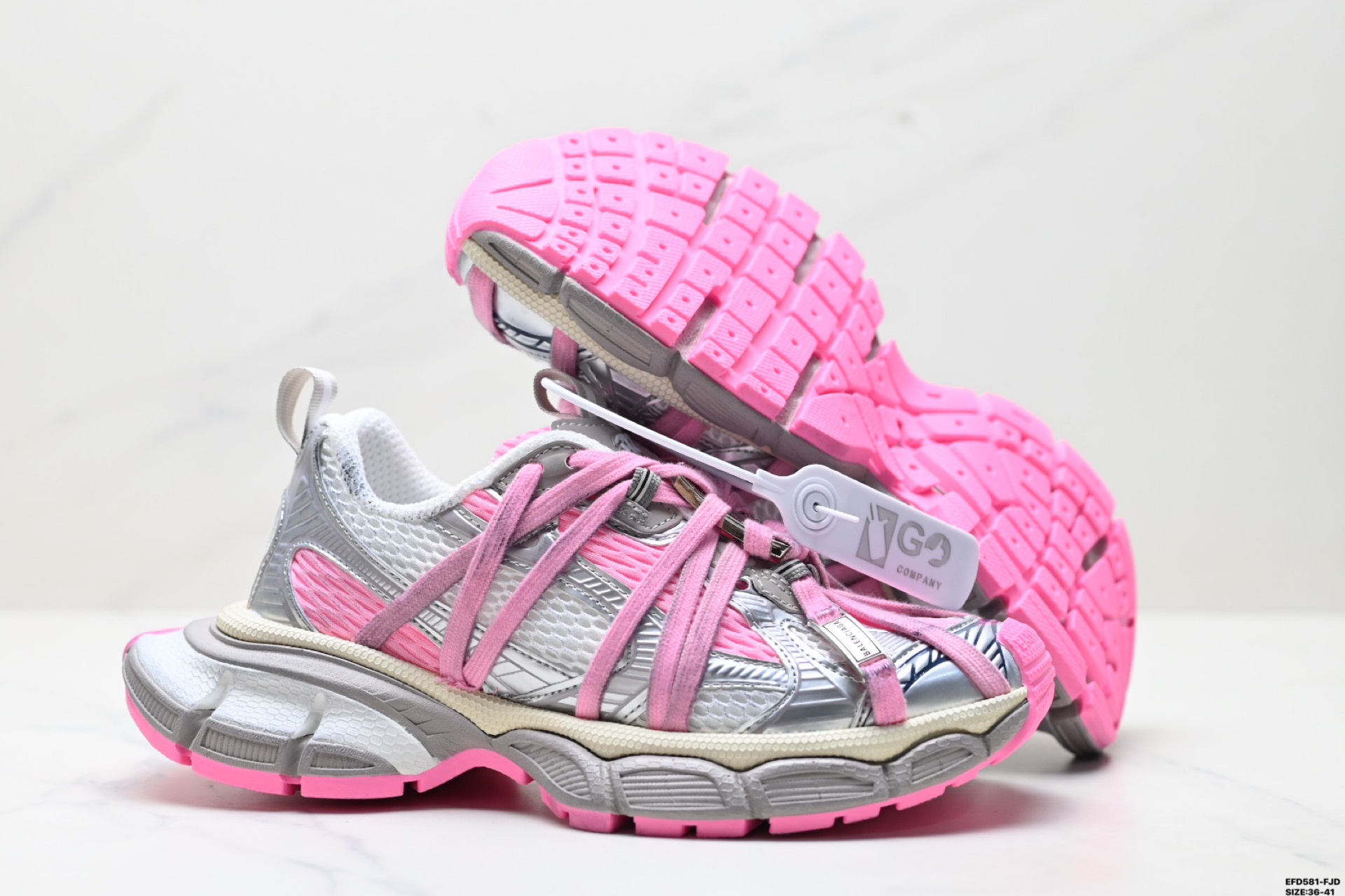 410 BALENCIAGA 3XL Sneakers 3+ 巴黎世家 系列低帮复古老爹鞋 734734 W3XL5 9110
