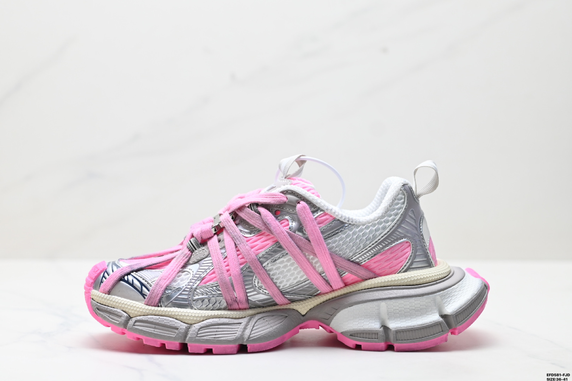 410 BALENCIAGA 3XL Sneakers 3+ 巴黎世家 系列低帮复古老爹鞋 734734 W3XL5 9110