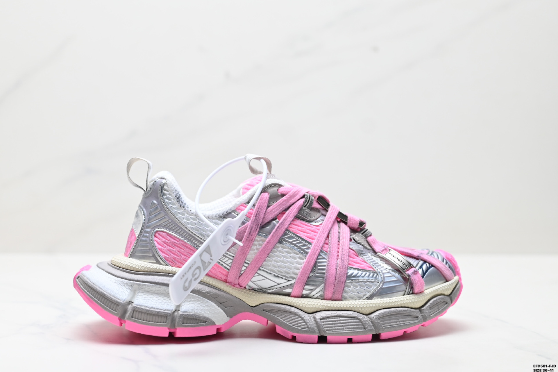 410 BALENCIAGA 3XL Sneakers 3+ 巴黎世家 系列低帮复古老爹鞋 734734 W3XL5 9110