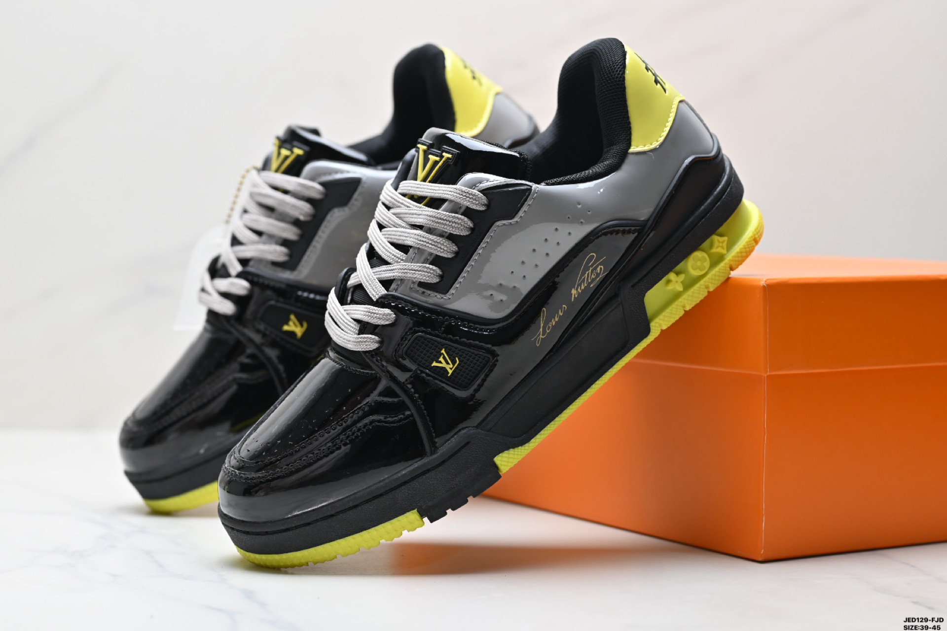Louis Vuitton Trainer Sneaker Low Blue Denim Casual Shoes Size 39-45 5 i1746808560904 9935 0 3