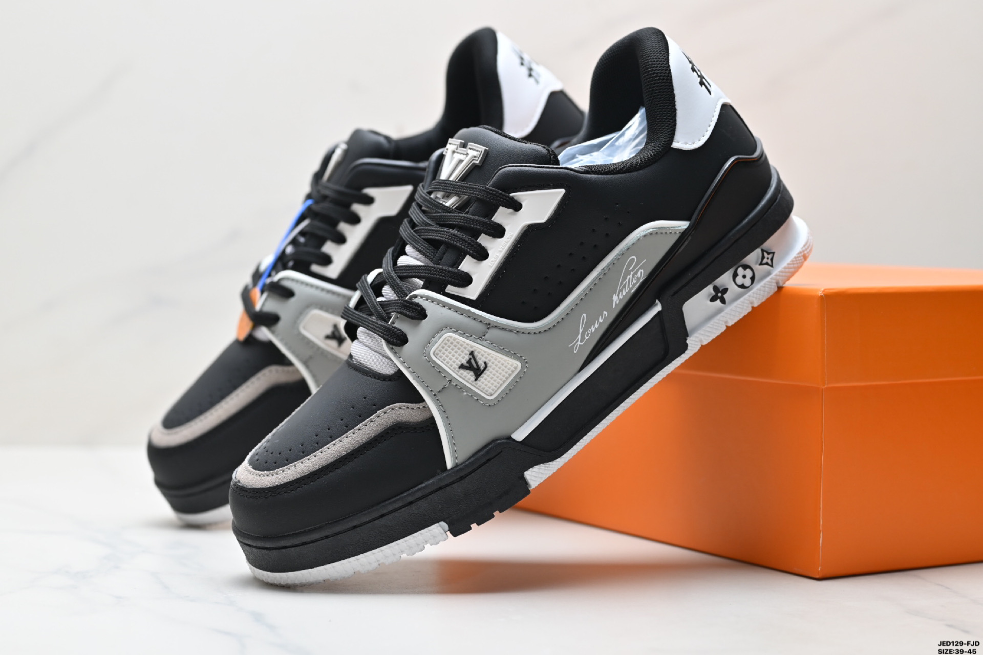 Louis Vuitton Trainer Sneaker Low Blue Denim Casual Shoes Size 39-45 7 i1746808560907 2000 0 5