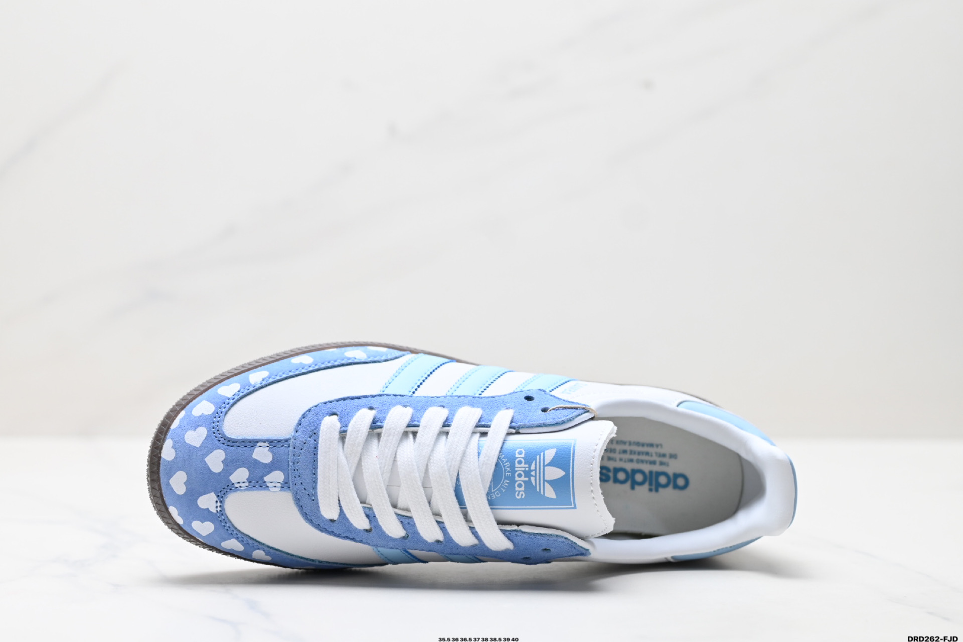 Adidas Originals Samba OG Light Blue Heart Low-Top Sneakers FW2413 3 i1746808998690 4040 0 1