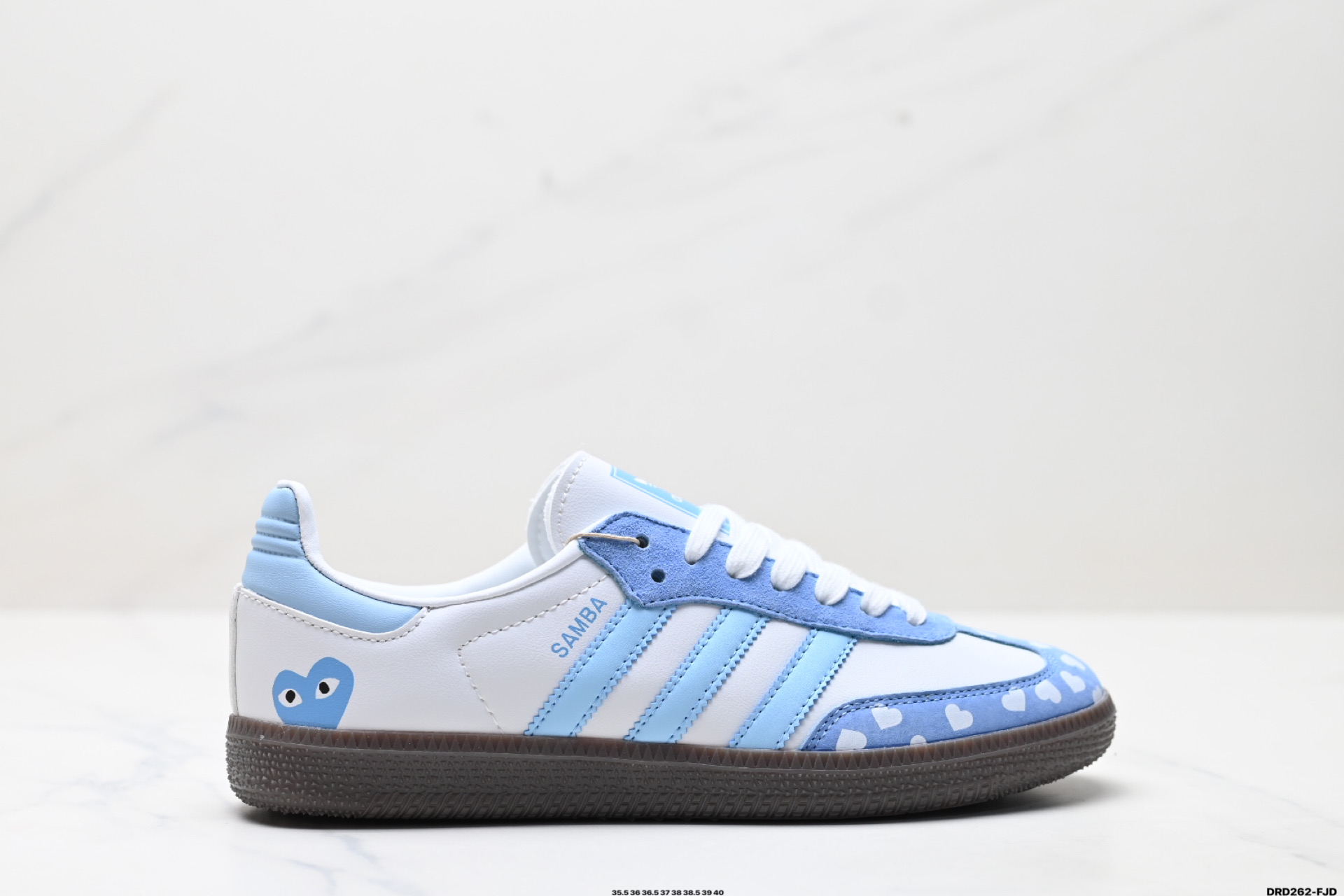 Adidas Originals Samba OG Light Blue Heart Low-Top Sneakers FW2413 2 i1746808998690 7687 0 0