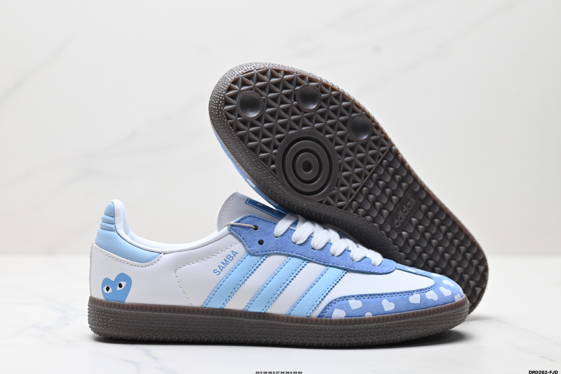 Adidas Originals Samba OG Light Blue Heart Low-Top Sneakers FW2413 6 i1746808998690 7727 0 4