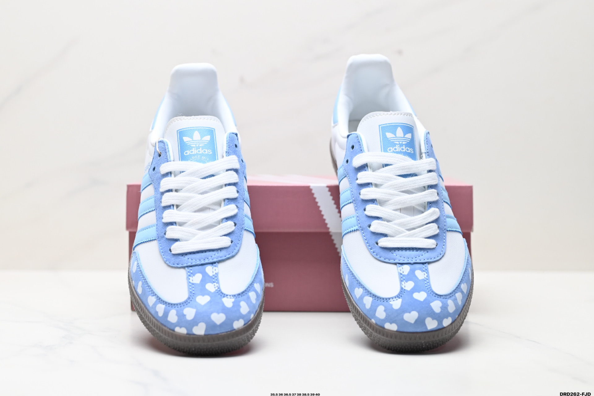 Adidas Originals Samba OG Light Blue Heart Low-Top Sneakers FW2413 8 i1746809000017 8294 0 6