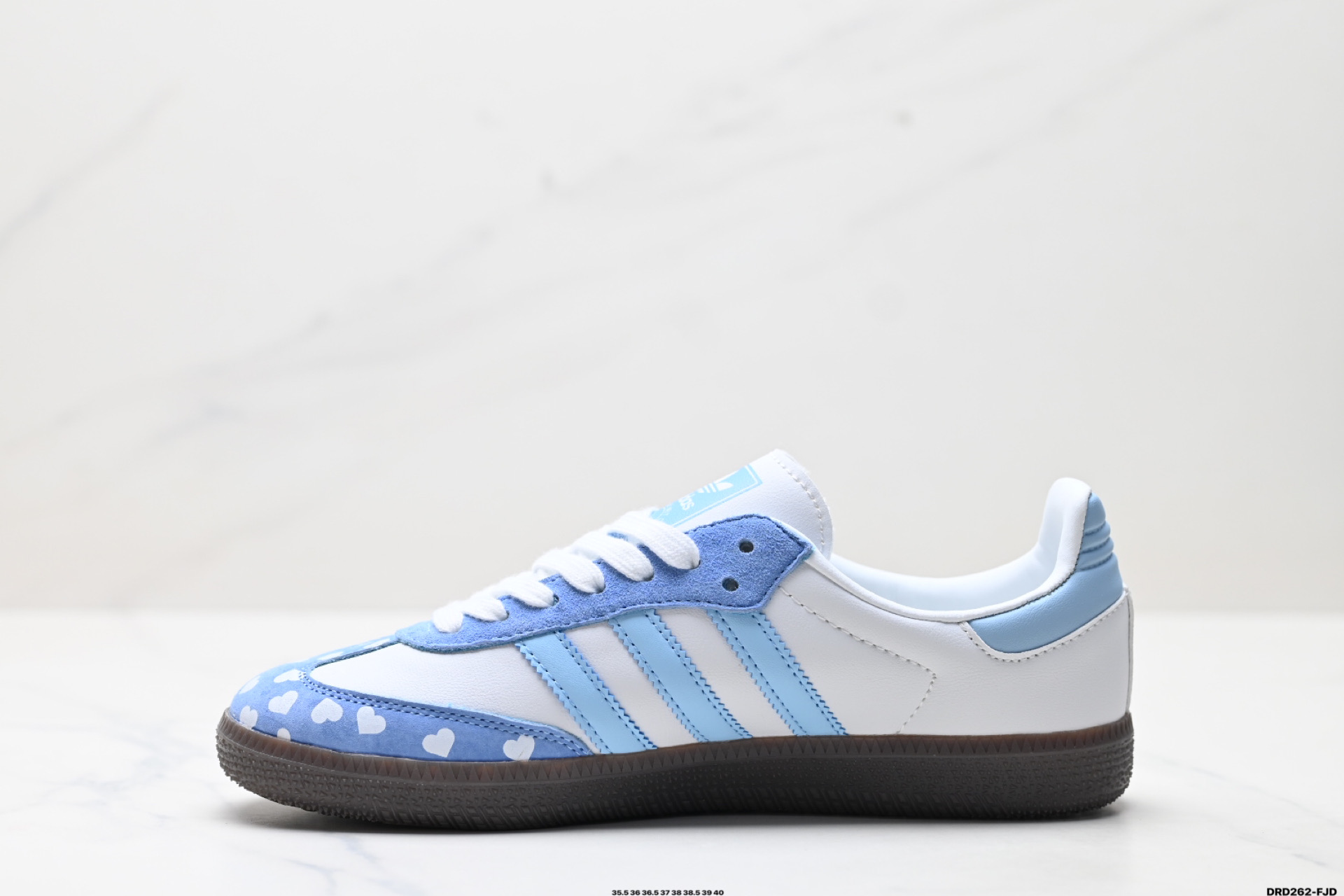 Adidas Originals Samba OG Light Blue Heart Low-Top Sneakers FW2413 4 i1746809000019 5574 0 2