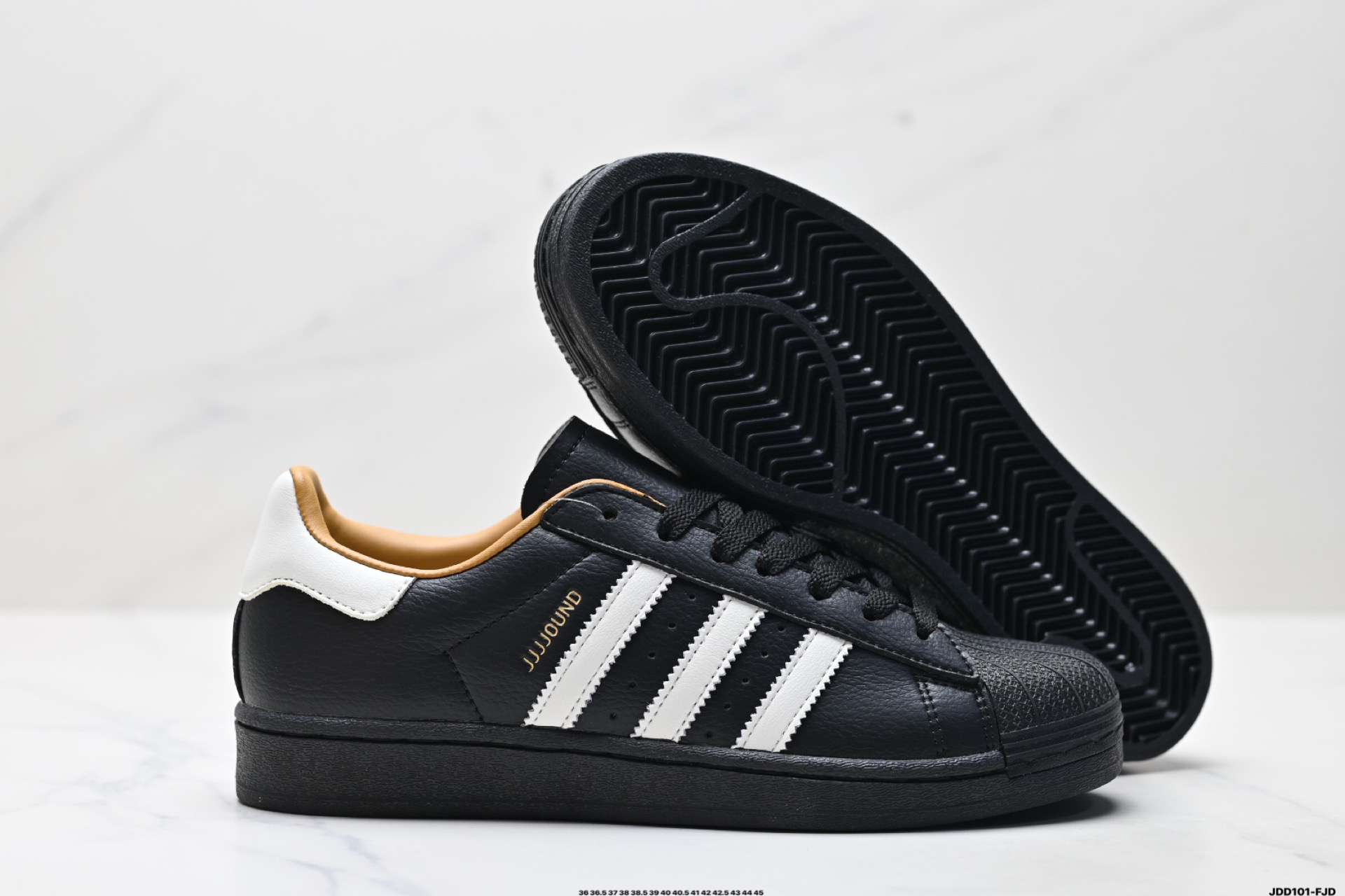 Adidas Originals Superstar Jjjjound Black/White Classic Casual Sneakers 6 i1746809110158 8599 0 4