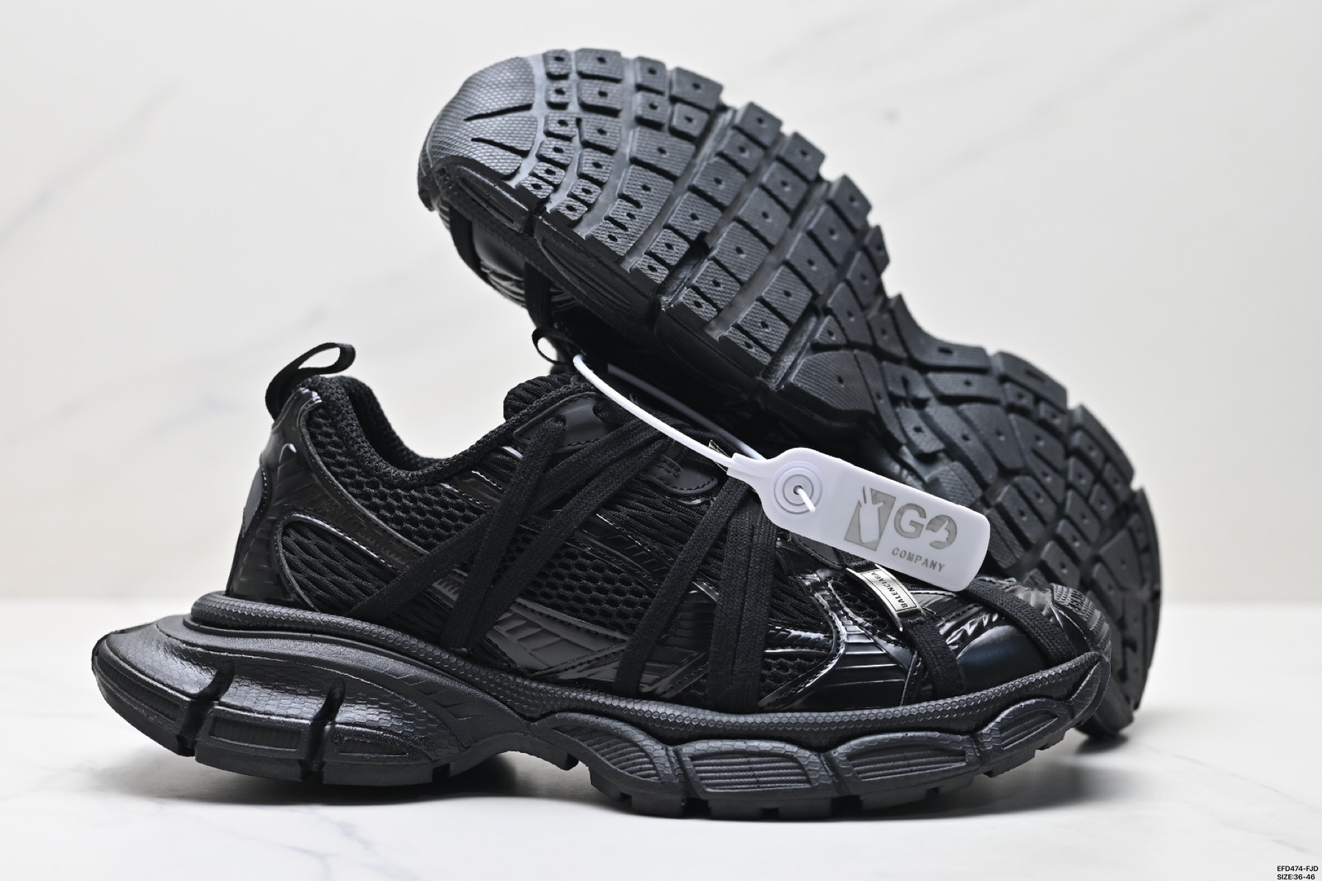 BALENCIAGA 3XL Sneakers 3+ 巴黎世家 系列低帮复古老爹鞋 734734 W3XL5 9110