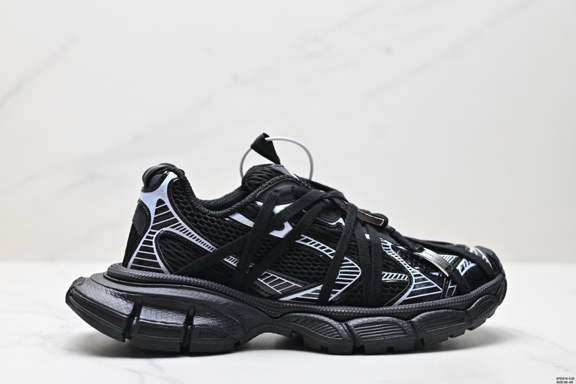 BALENCIAGA 3XL Sneakers 3+ 巴黎世家 系列低帮复古老爹鞋 734734 W3XL5 9110