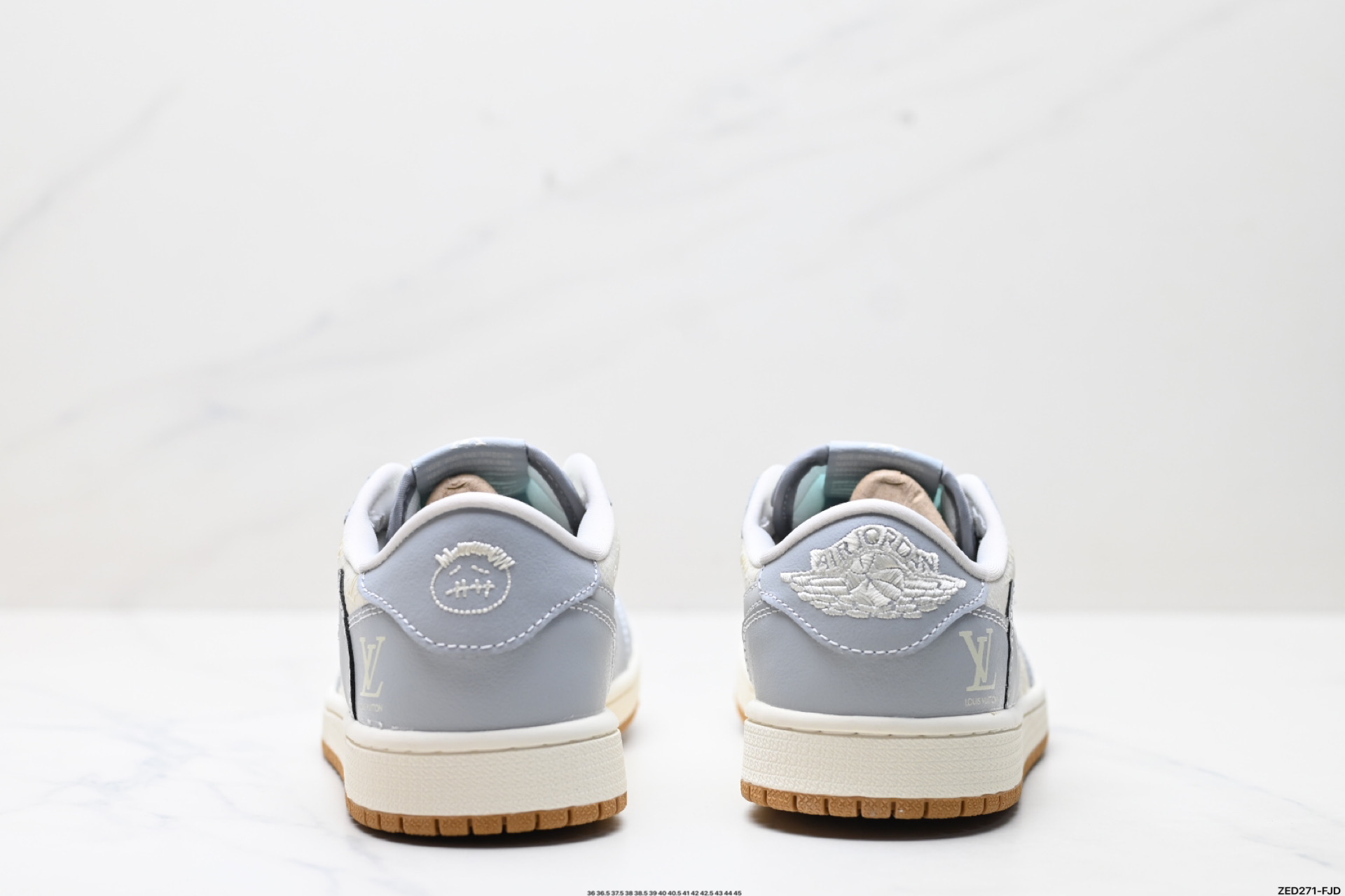 270 AJ1倒勾Travis Scott x Air Jordan 1 ” Reverse Mocha “ AJ1乔1 TS 闪电 联名倒钩 低帮文化篮球鞋 XS2024-057