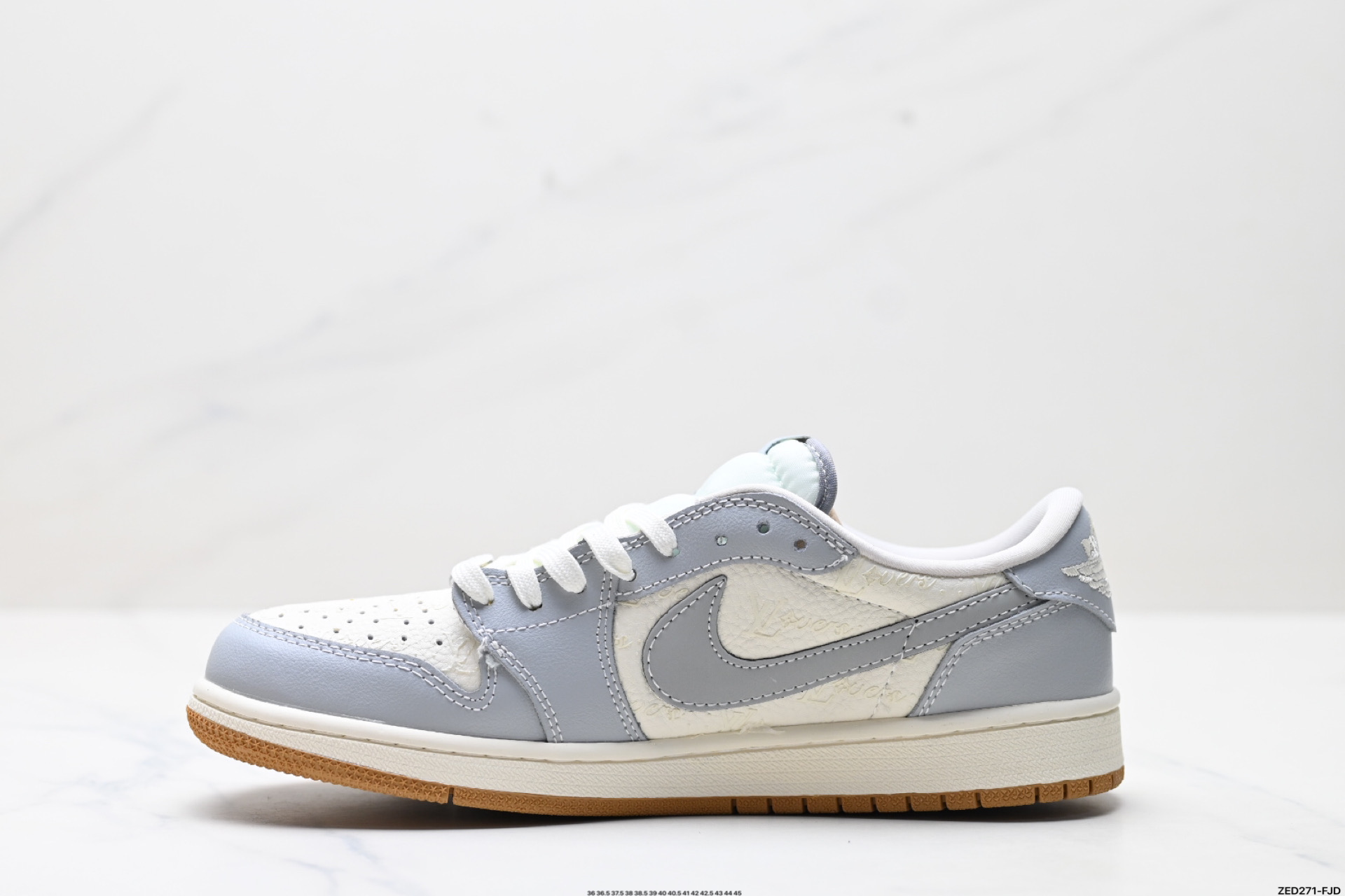 270 AJ1倒勾Travis Scott x Air Jordan 1 ” Reverse Mocha “ AJ1乔1 TS 闪电 联名倒钩 低帮文化篮球鞋 XS2024-057