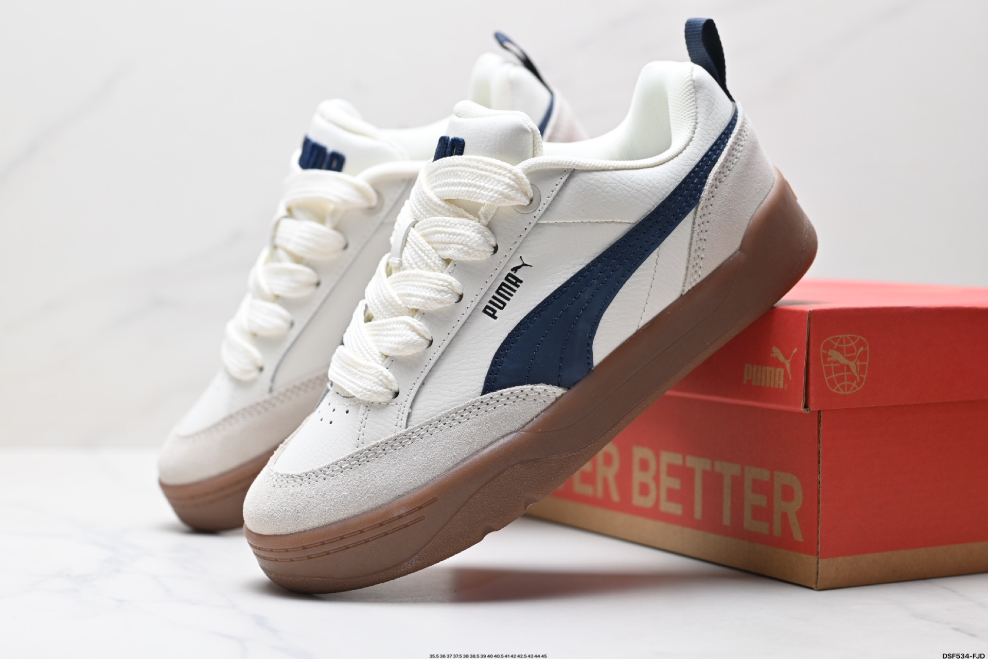 PUMA Slipstream Lo Laces Classic Unisex Sneakers - White/Grey Fashion Trend 3 i1746810699120 9353 0 7