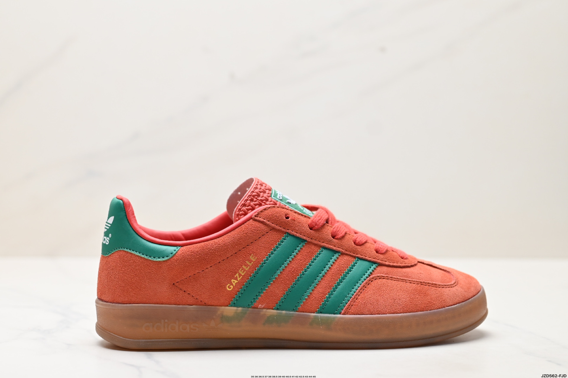 Adidas Originals Gazelle Indoor Casual Sneakers - Light Blue & Orange 5 i1746811723581 6021 0 0