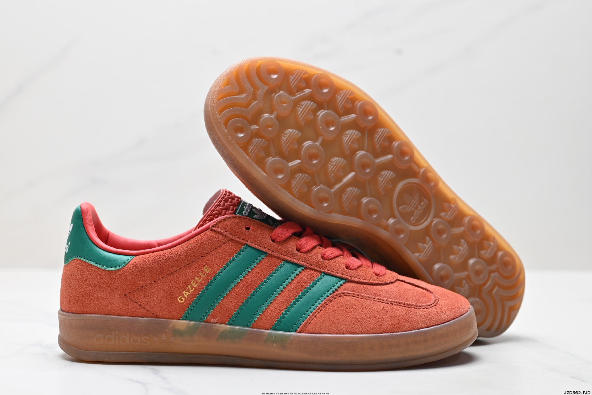 Adidas Originals Gazelle Indoor Casual Sneakers - Light Blue & Orange 7 i1746811723582 2155 0 4