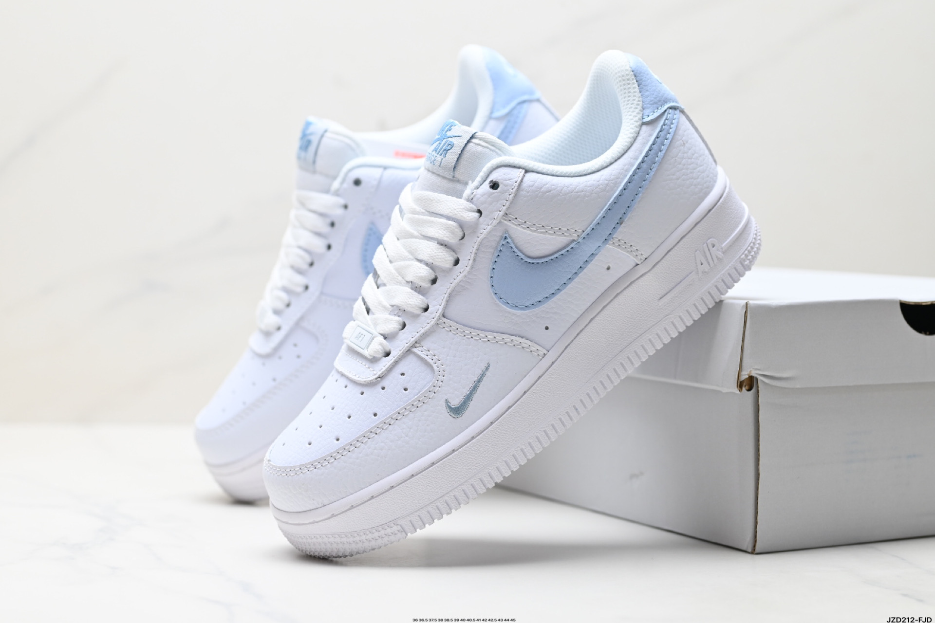 Nike Air Force 1 '07: Iconic Low-Top Sneakers - White/Light Blue Accents 9 i1746811976294 1552 0 7