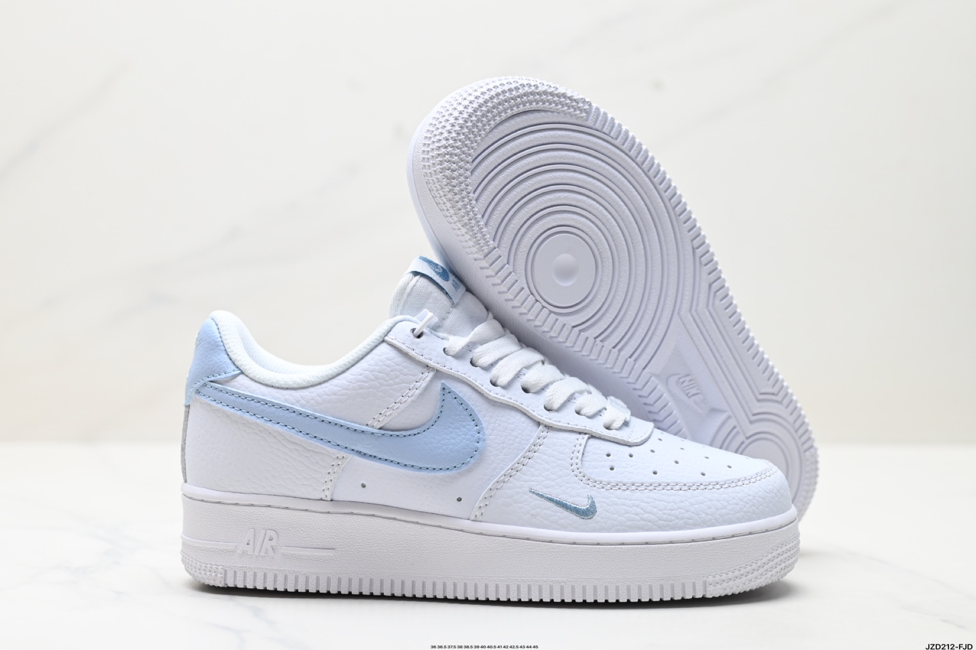 Nike Air Force 1 '07: Iconic Low-Top Sneakers - White/Light Blue Accents 6 i1746811976294 6086 0 4