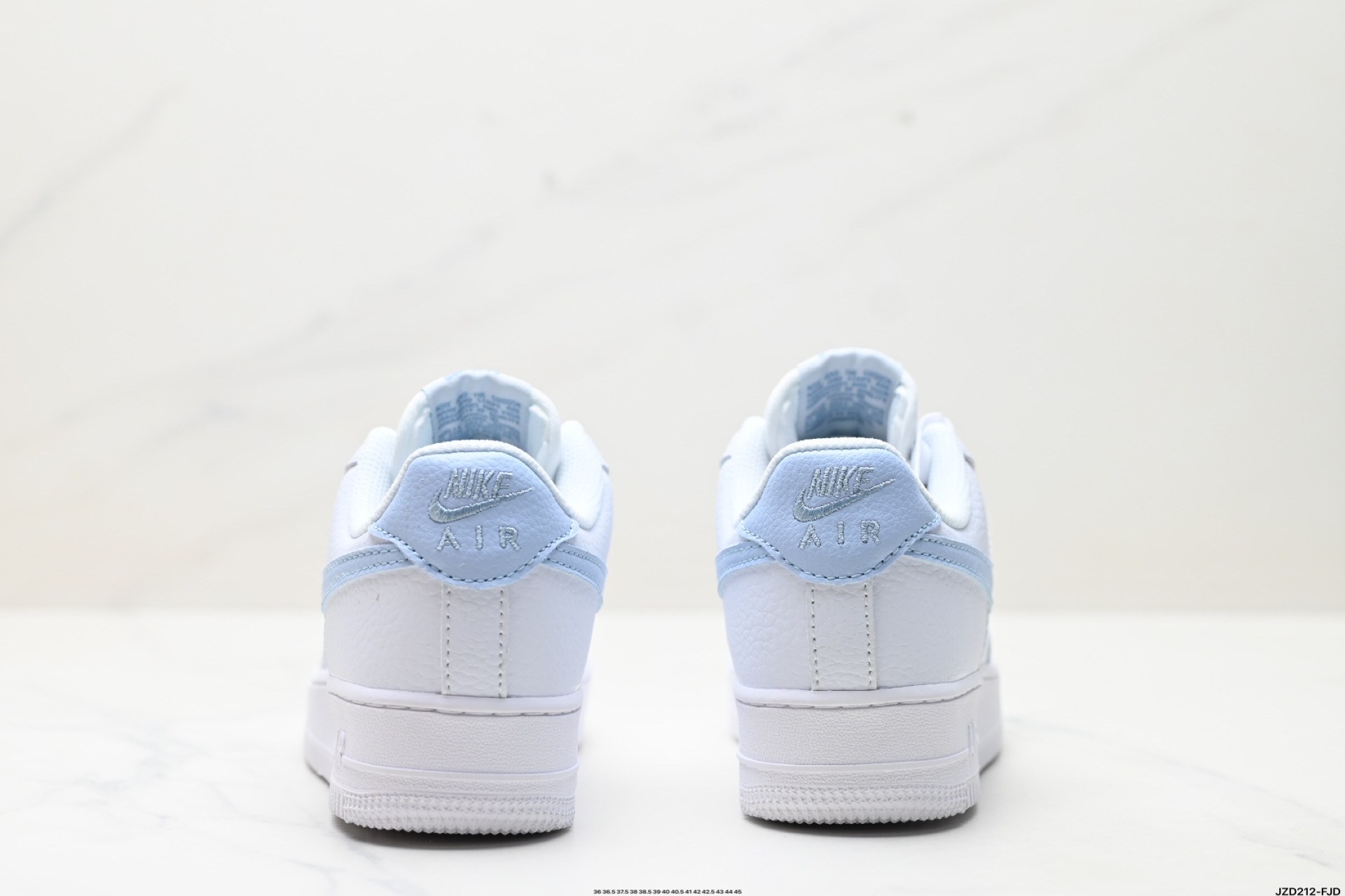 Nike Air Force 1 '07: Iconic Low-Top Sneakers - White/Light Blue Accents 7 i1746811977477 6438 0 5